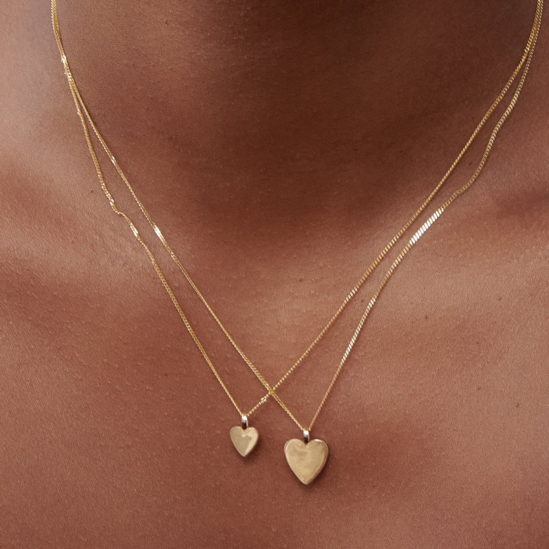 Engravable Heart Necklace | Heart Shape Pendant Necklace – Kate & Kole