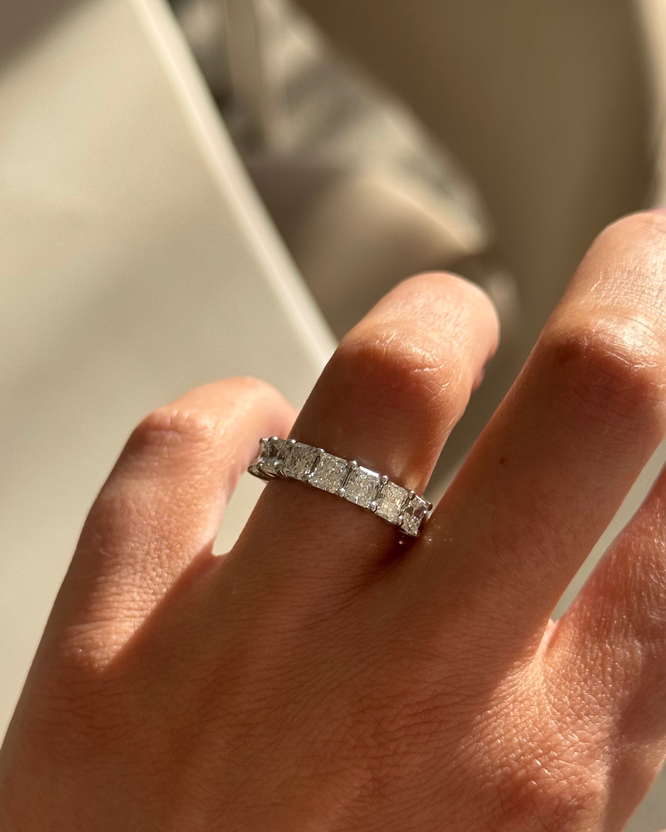 Princess Cut Diamond Ring | Archive Eternity Ring