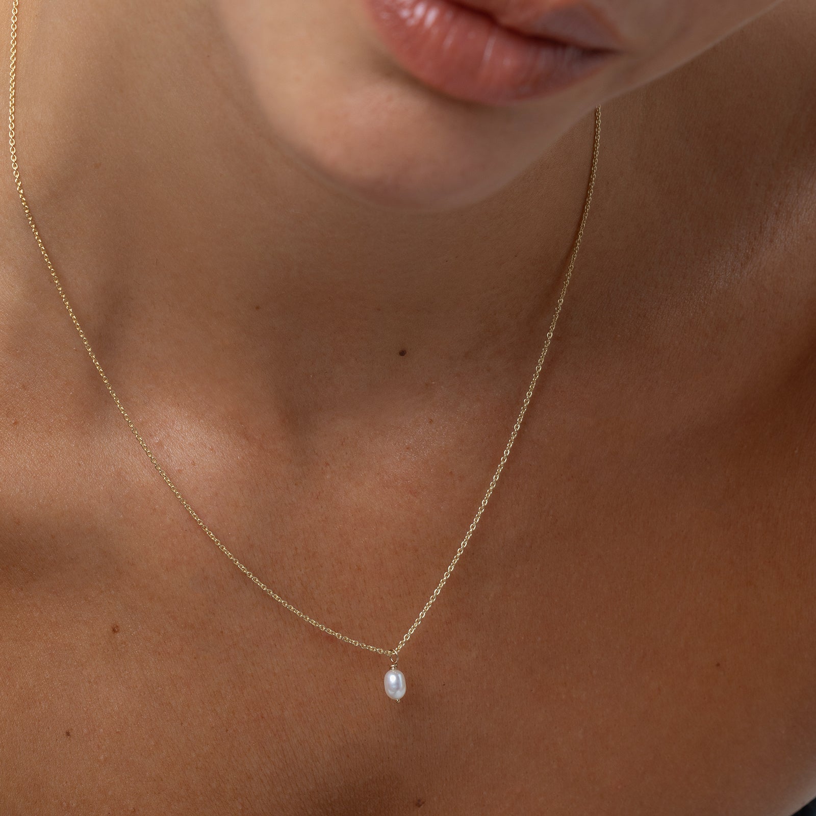 Tiny Pearl Necklace