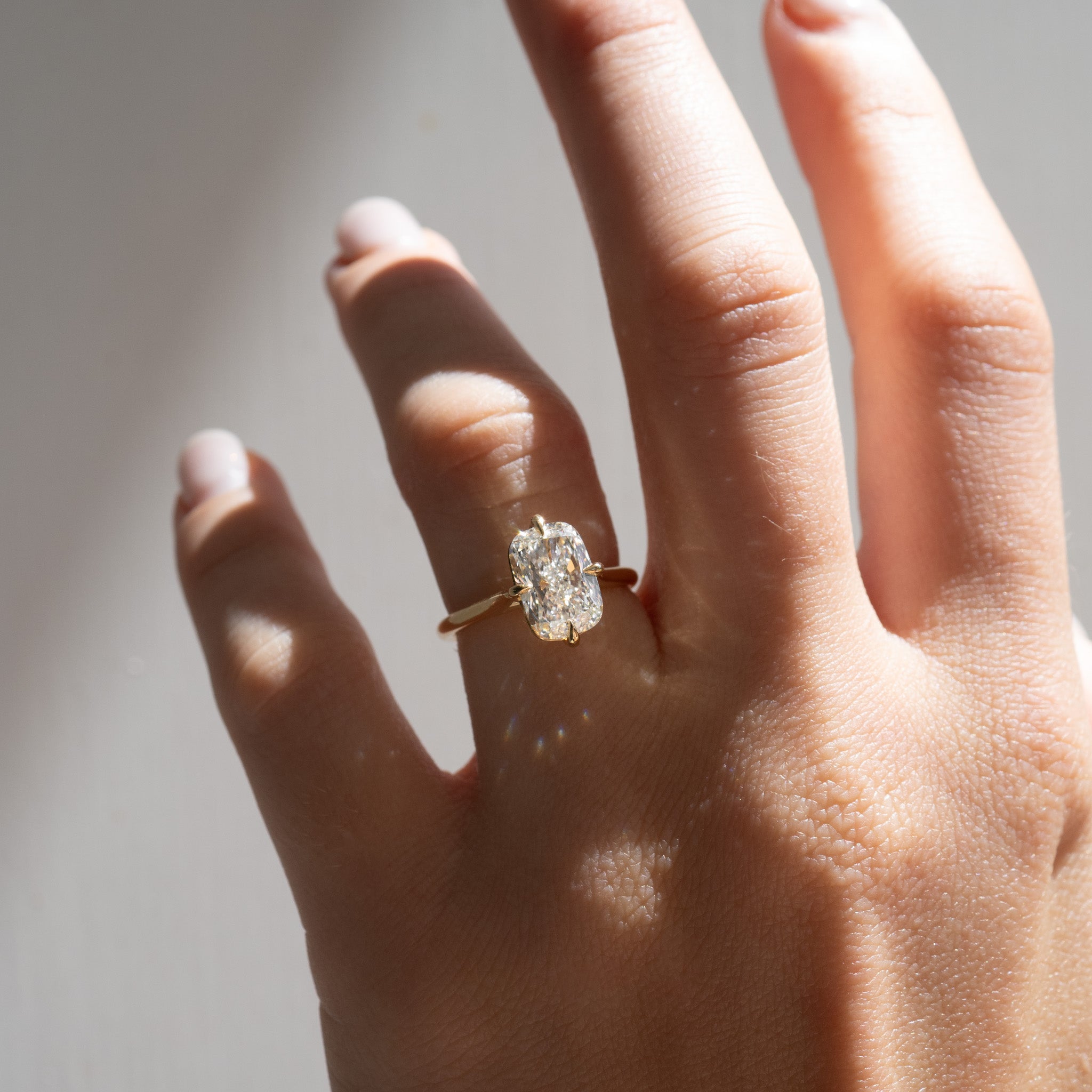Kali | 3ct Elongated Cushion Lab-Grown Diamond Ring
