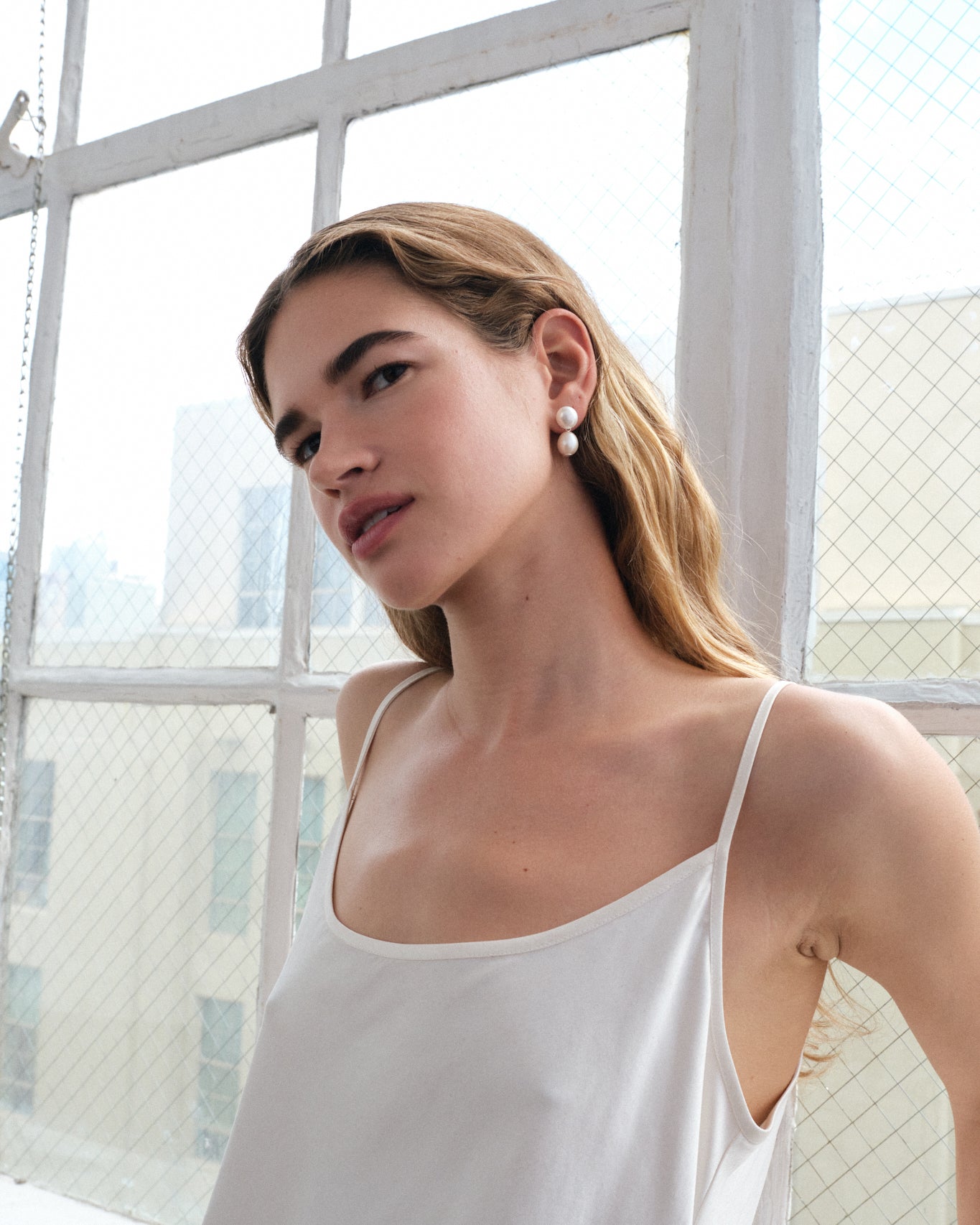 Pearl Double Drop | Archive Earrings