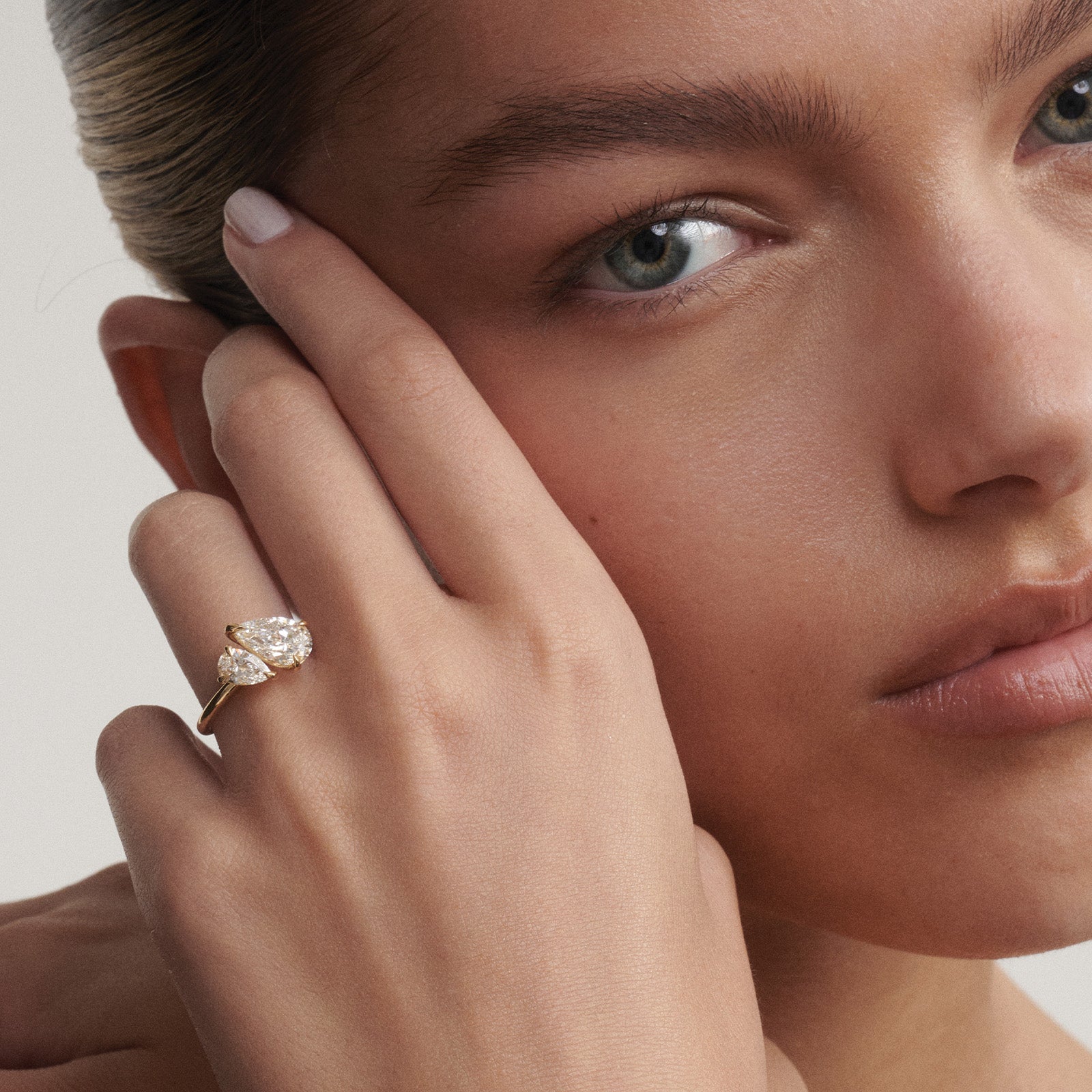 Duet™ | Pear Duet Lab-Grown Diamond Engagement Ring