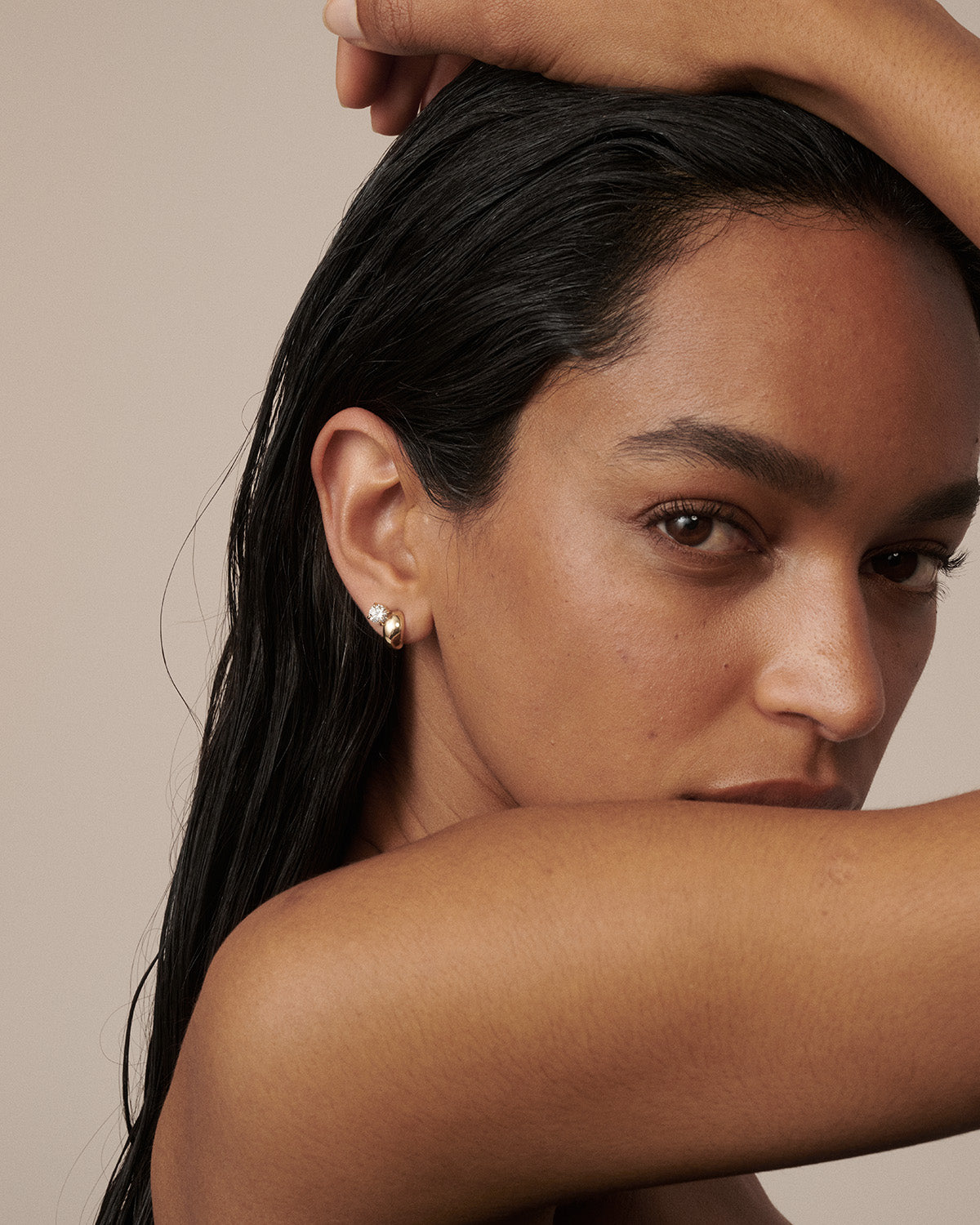 Bold Illusion Hoops | Lab-Grown Diamond Hoop & Stud