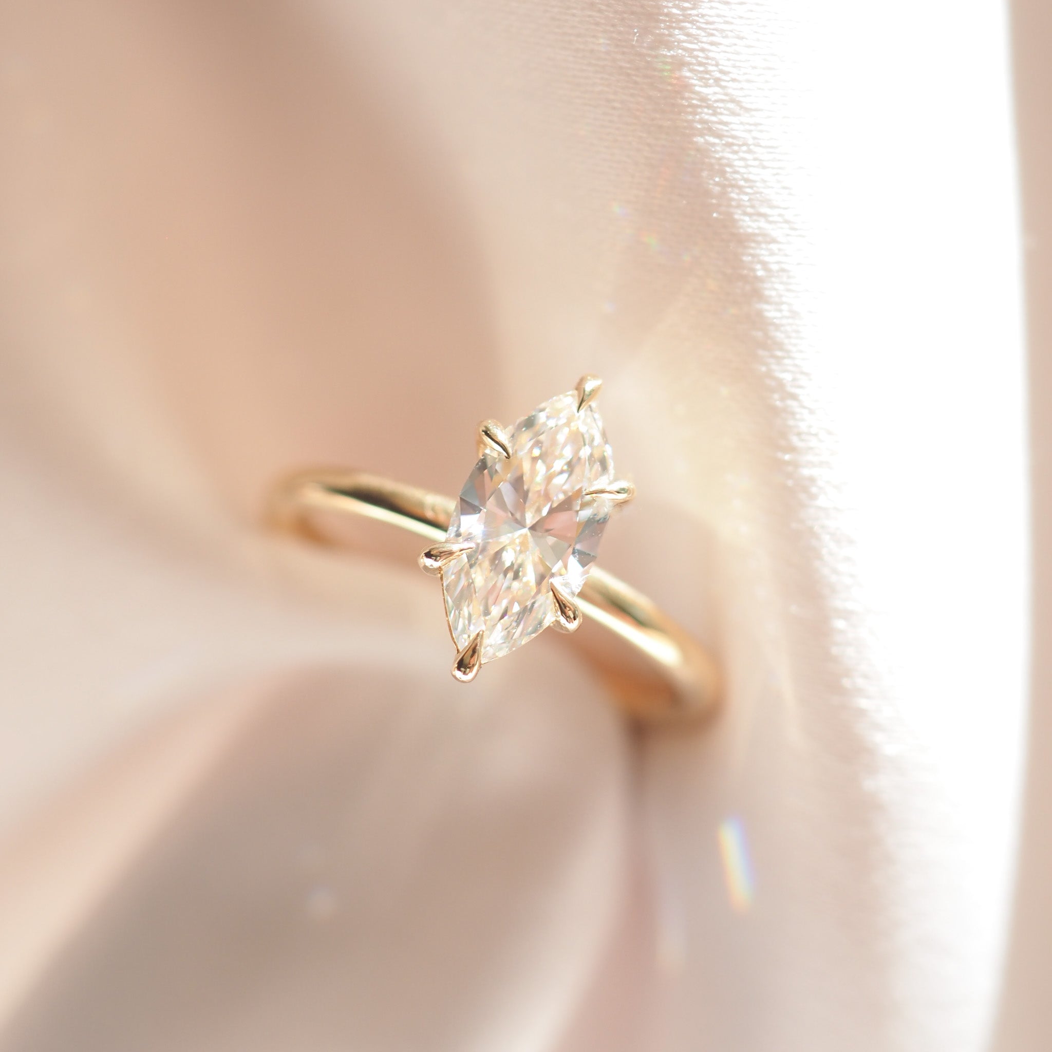 Mia | 1ct Marquise Lab-Grown Diamond Ring