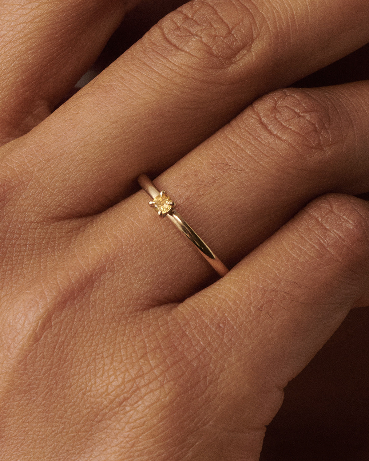 Birthstone Ring | Four Claw Ring