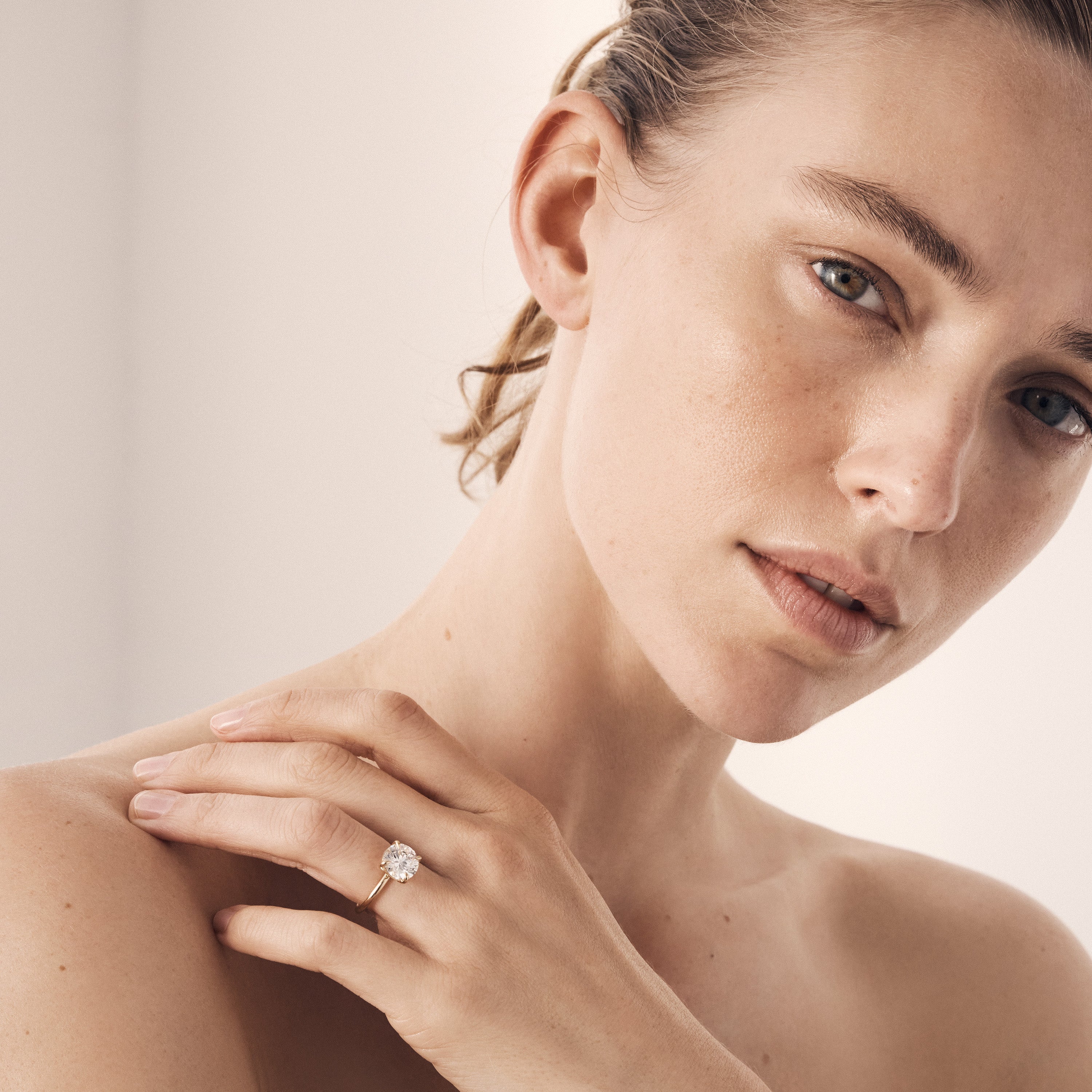 Cleo | Round Solitaire Lab-Grown Diamond Engagement Ring