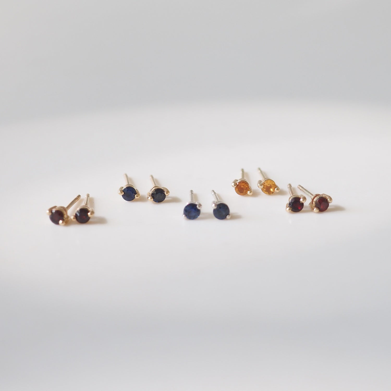 Birthstone Studs | Archive Earrings
