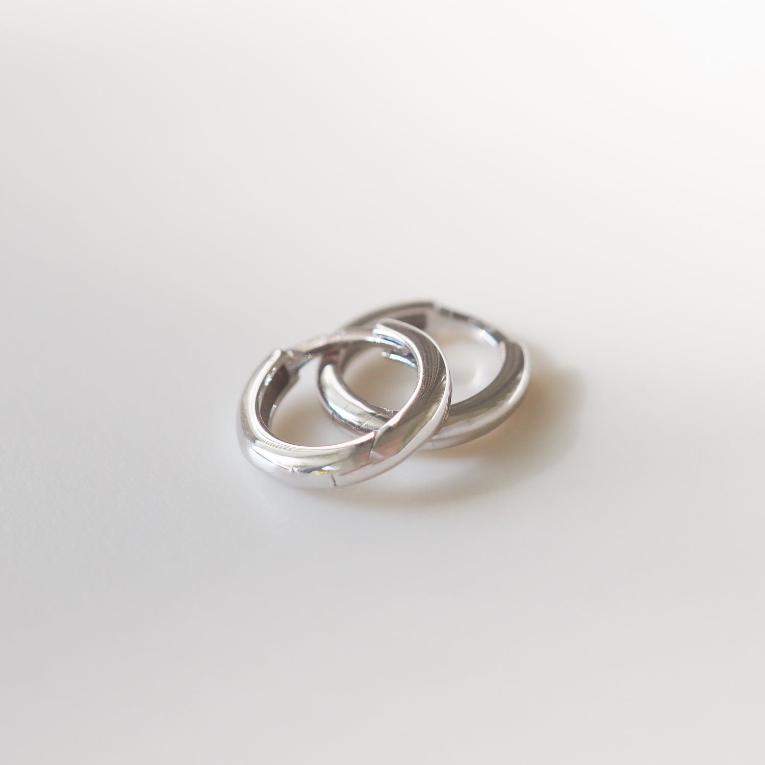 Small Huggies | Archive Solid Gold Hoop Earrings