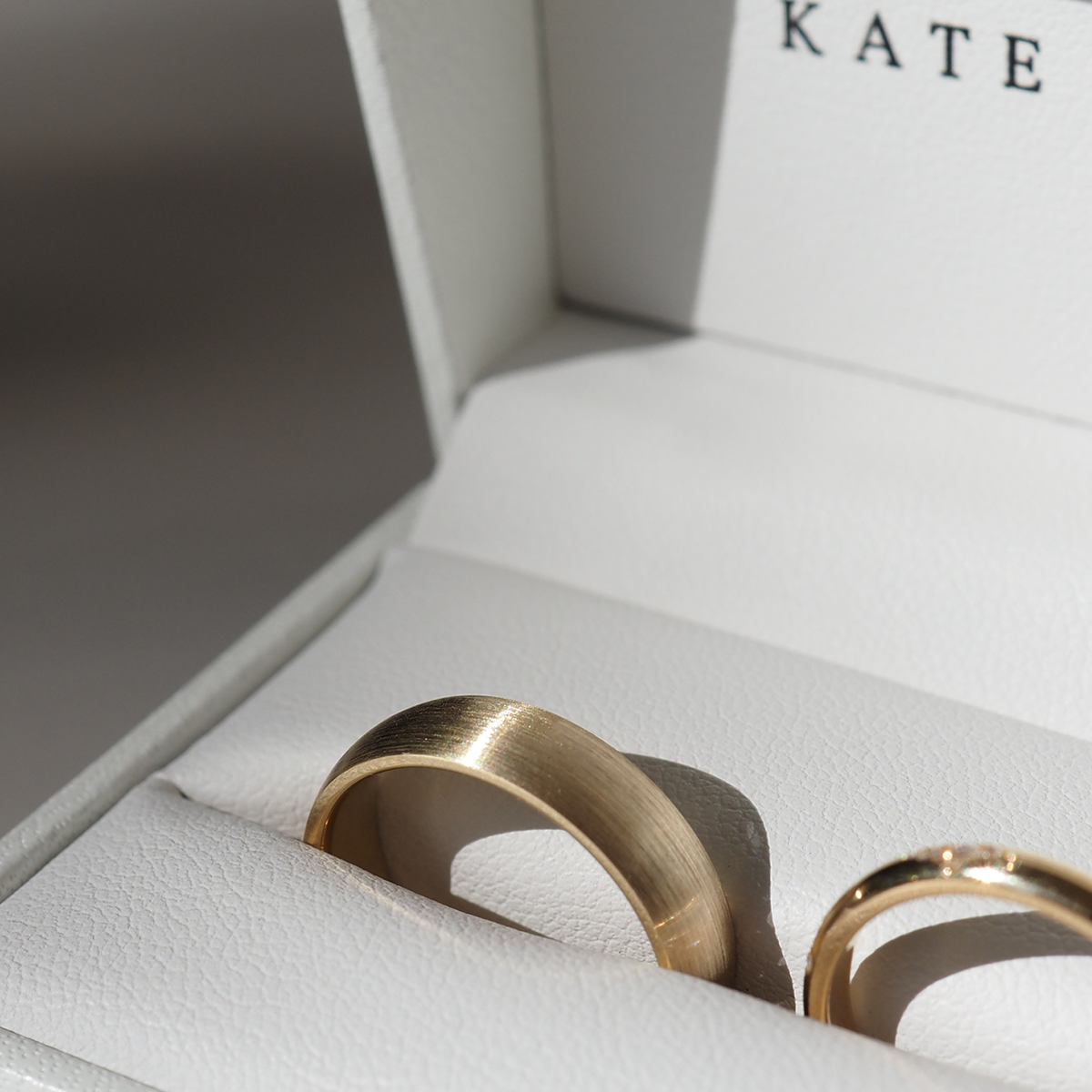 Our classic half-round wide wedding band is 6mm wide and 1.9mm thick. It has a polished finish in 18ct yellow gold. 