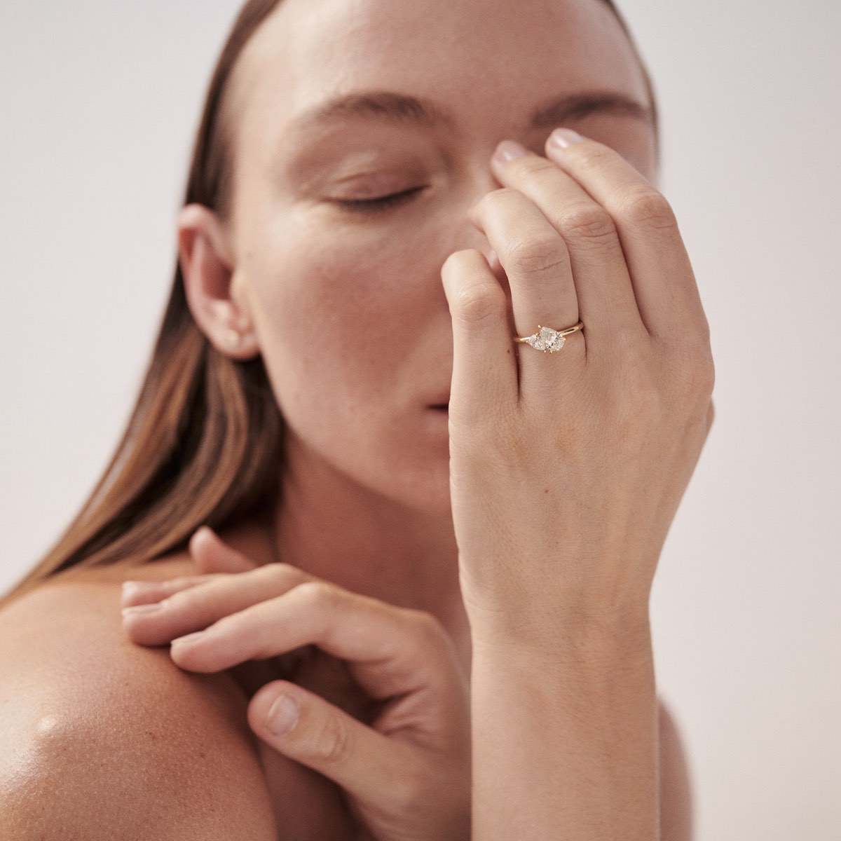 Duet Rings Duet™ | Pear Lab-Grown Diamond Engagement Ring – Kate & Kole