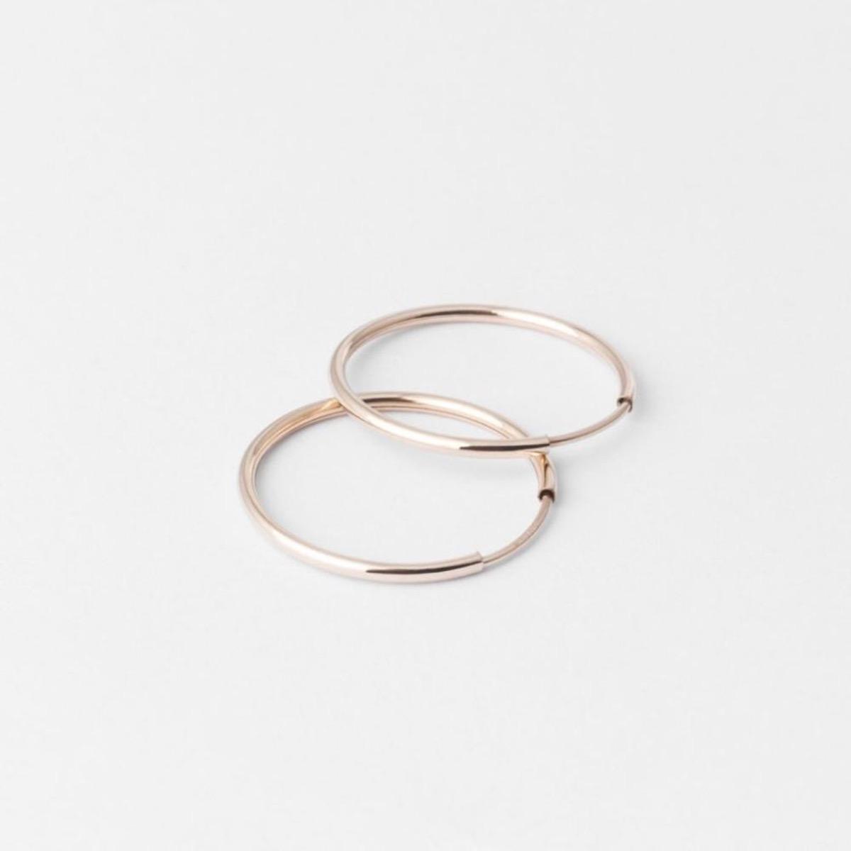 Solid rose clearance gold sleepers