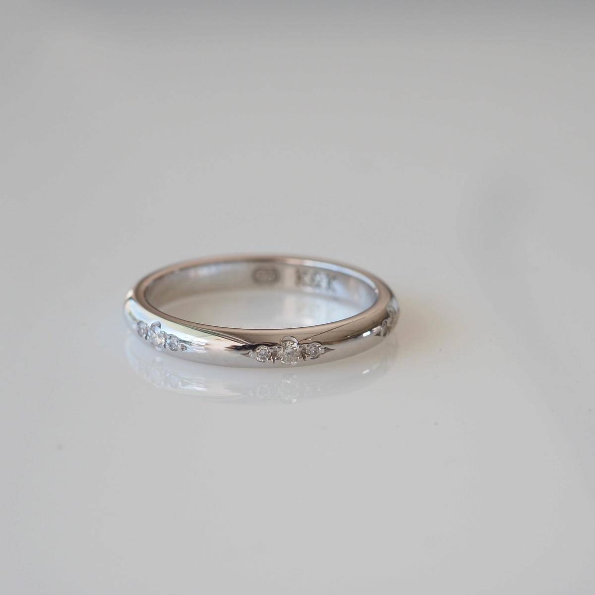 Fleur Diamond Set Wedding Ring Kate Kole