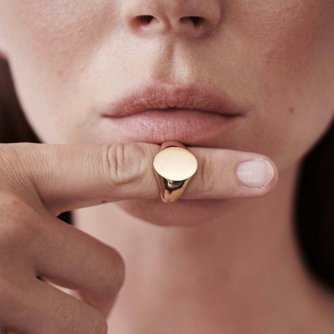 Oval Signet Ring in 9ct Solid Gold