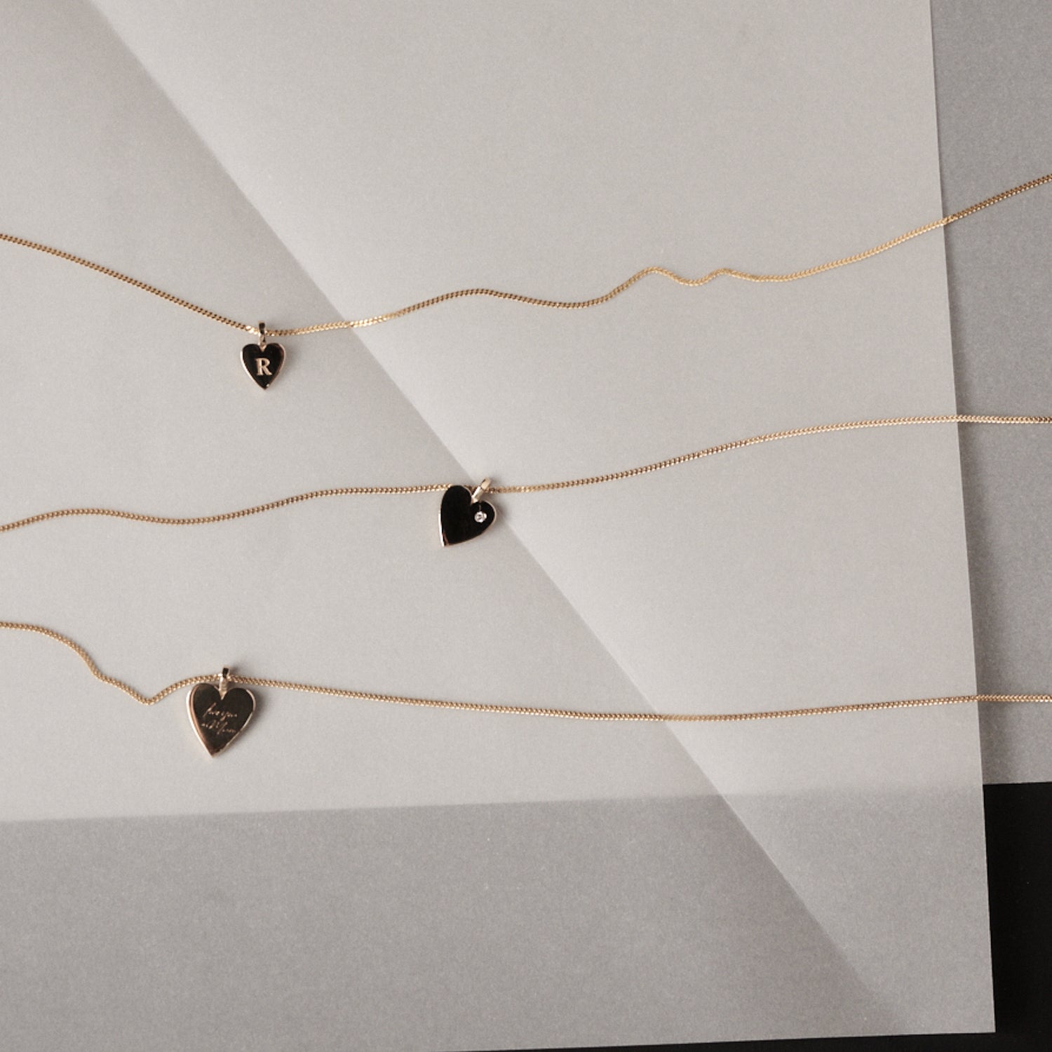 Heart Pendant Necklace | With Optional Engraving