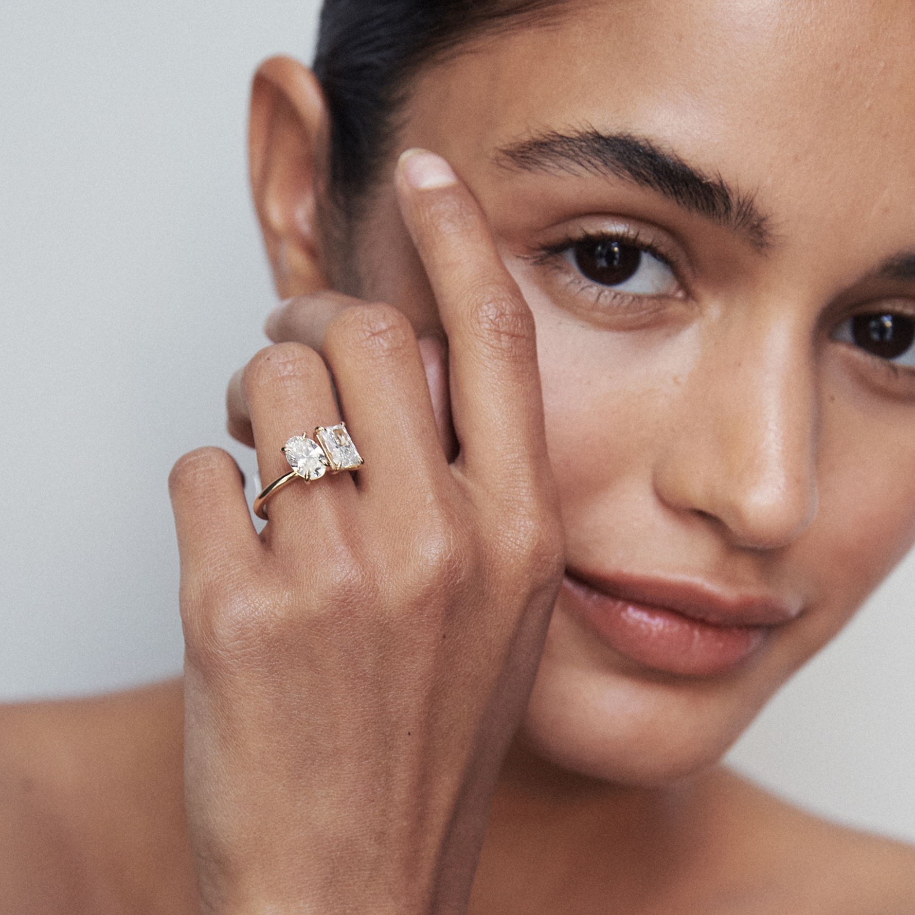 Una | Oval & Radiant Lab-Grown Diamond Engagement Ring