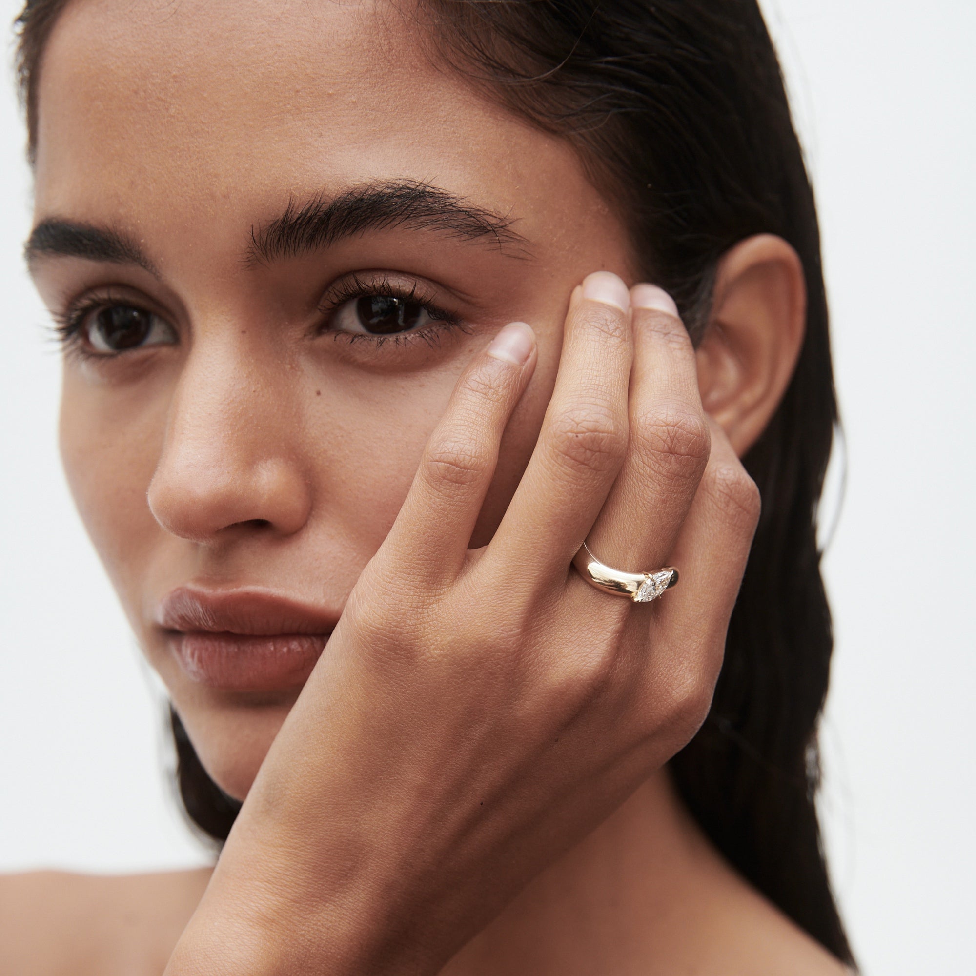 Awa Bold | 0.52ct Marquise Lab-Grown Diamond Engagement Ring