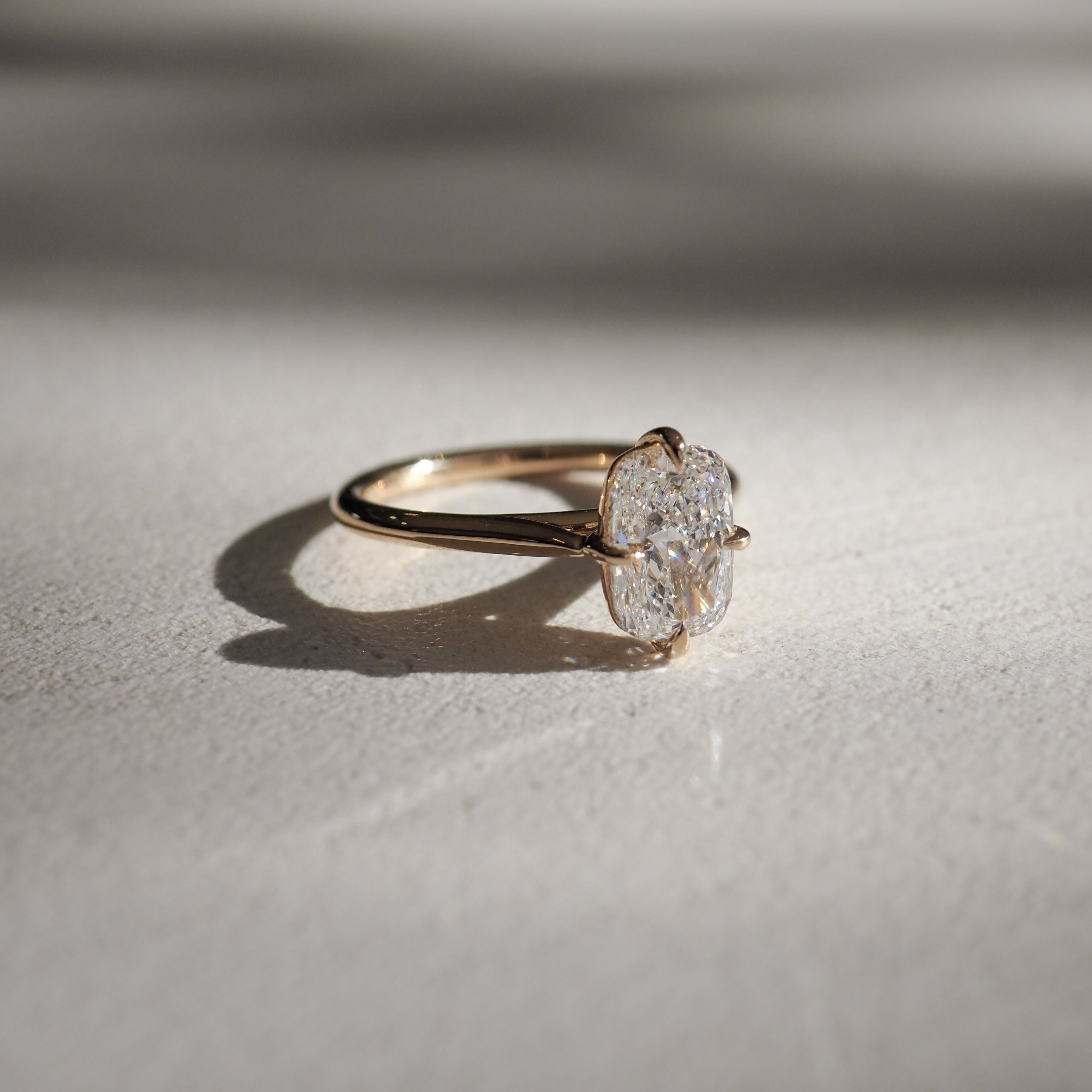 Kali | Elongated Cushion Lab-Grown Diamond Engagement Ring
