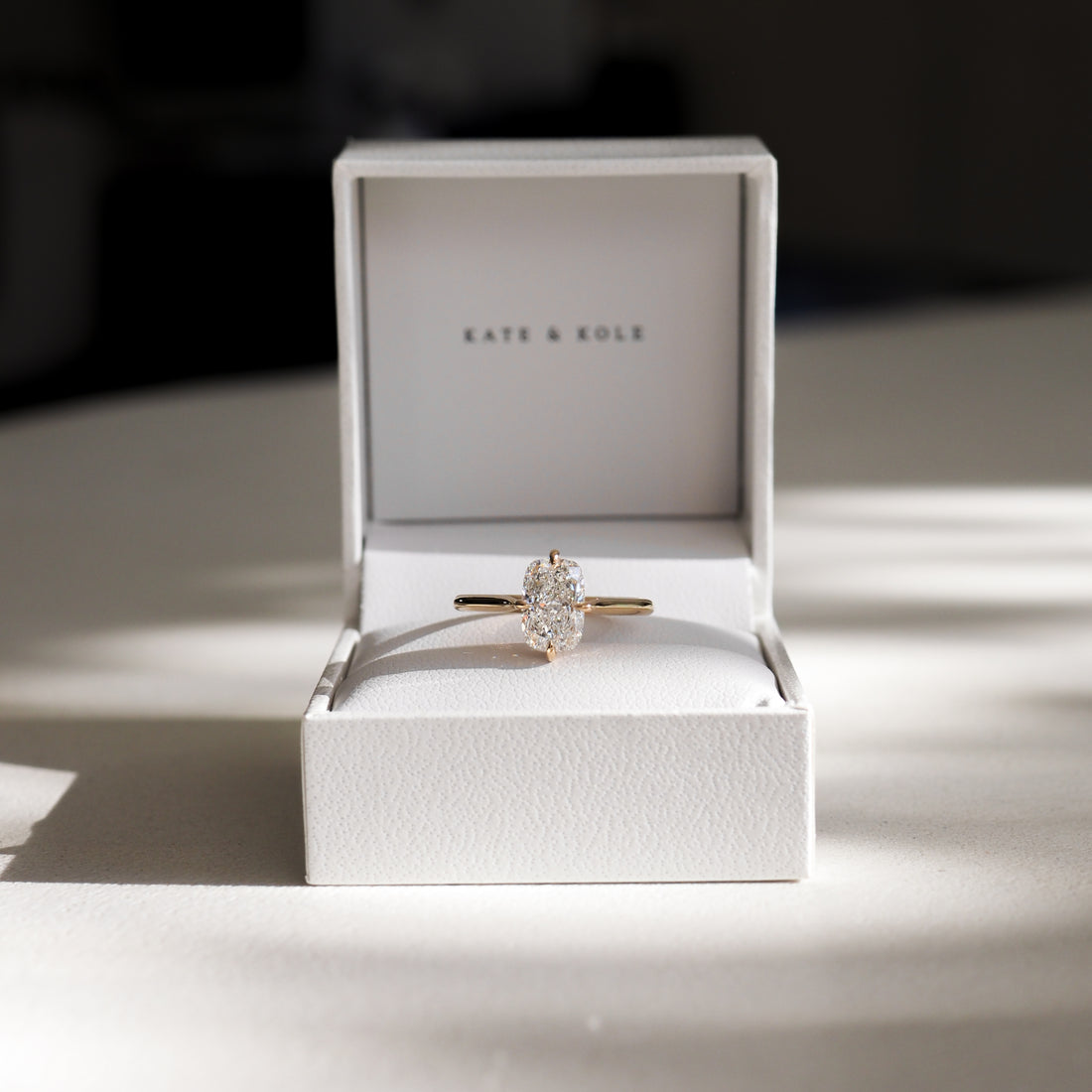 Kali | Elongated Cushion Lab-Grown Diamond Engagement Ring – Kate & Kole