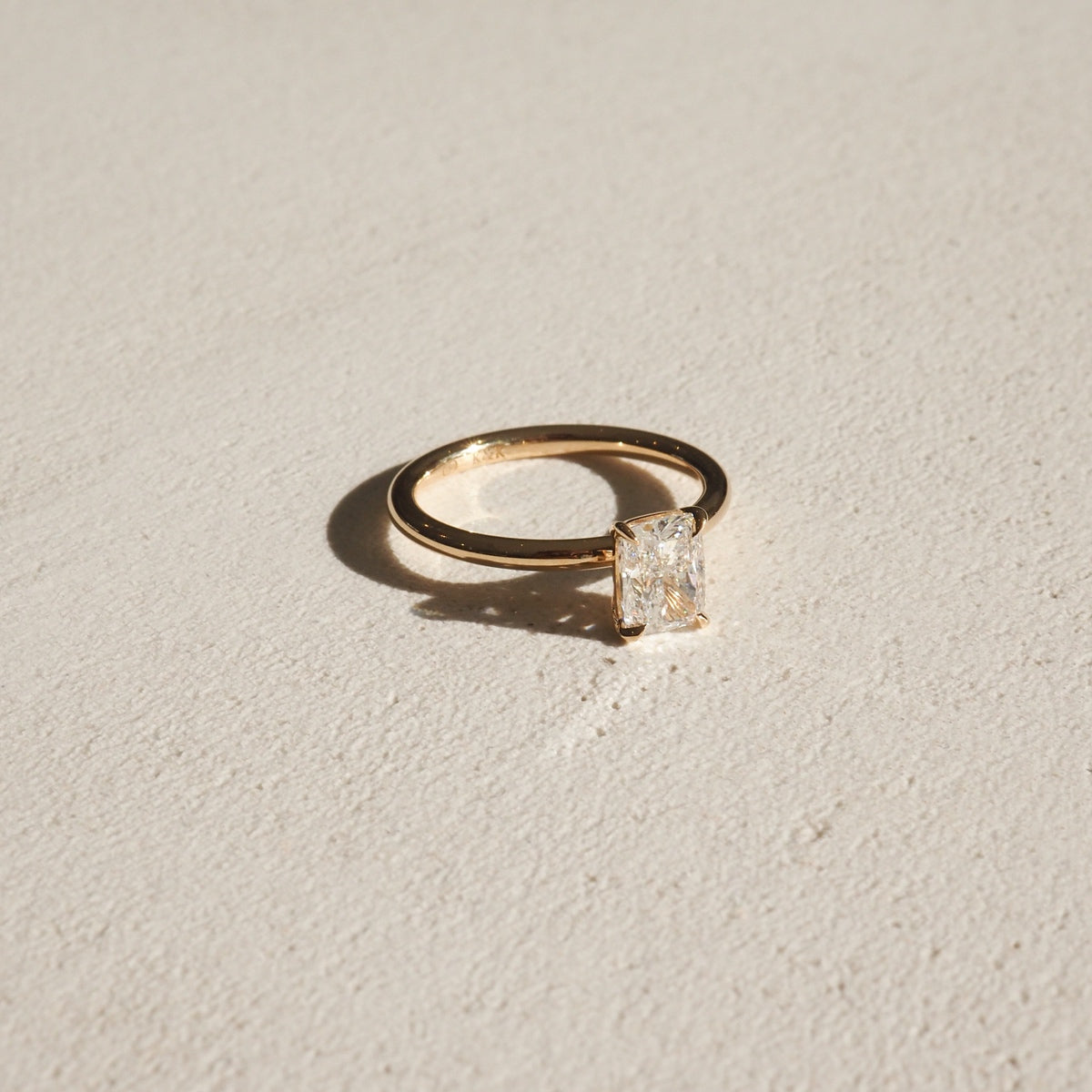 Khia | 1.01ct Elongated Cushion Diamond Engagement Ring Ready To Wear