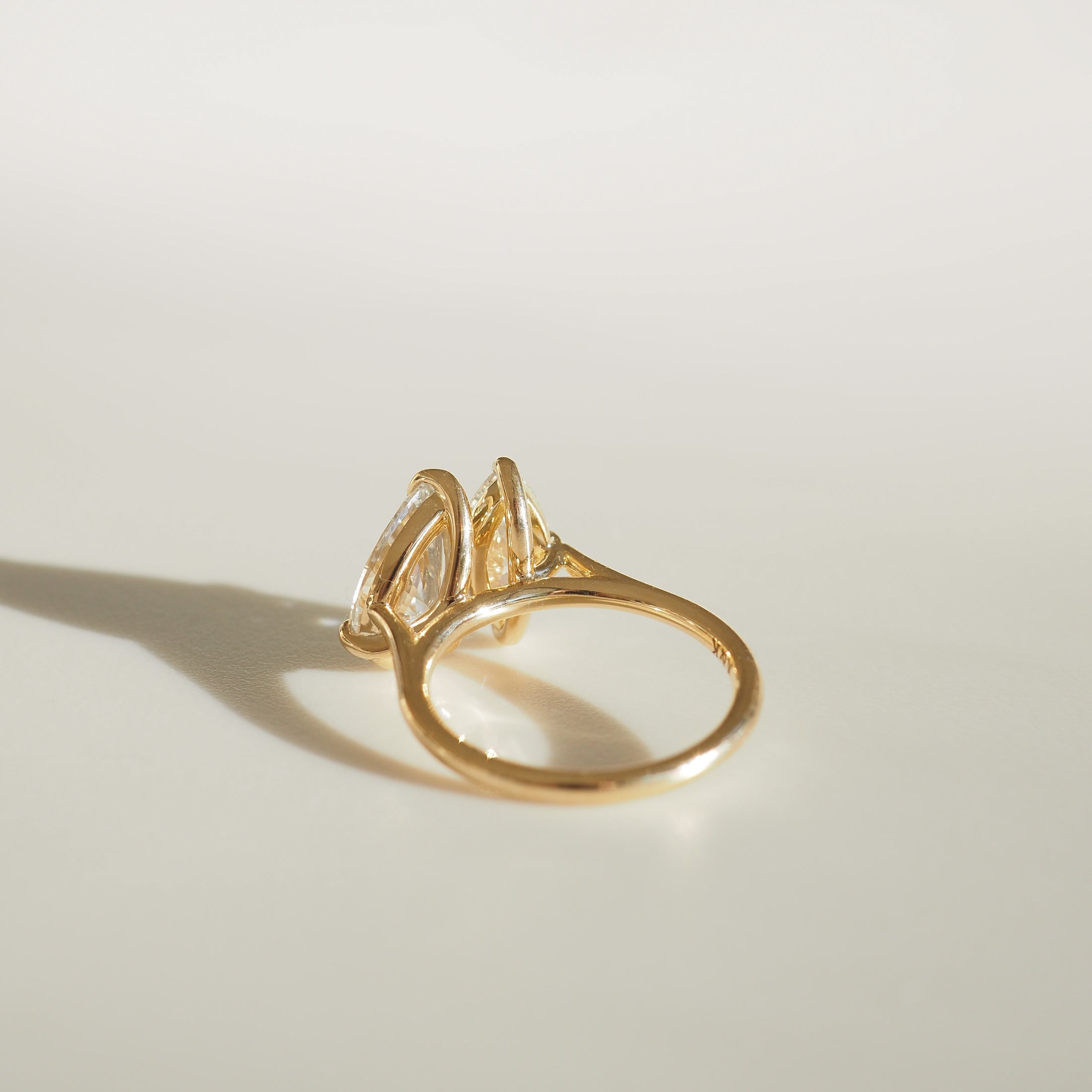 Léa | 3.4ct Pear & Marquise Toi et Moi Lab-Grown Diamond Ring