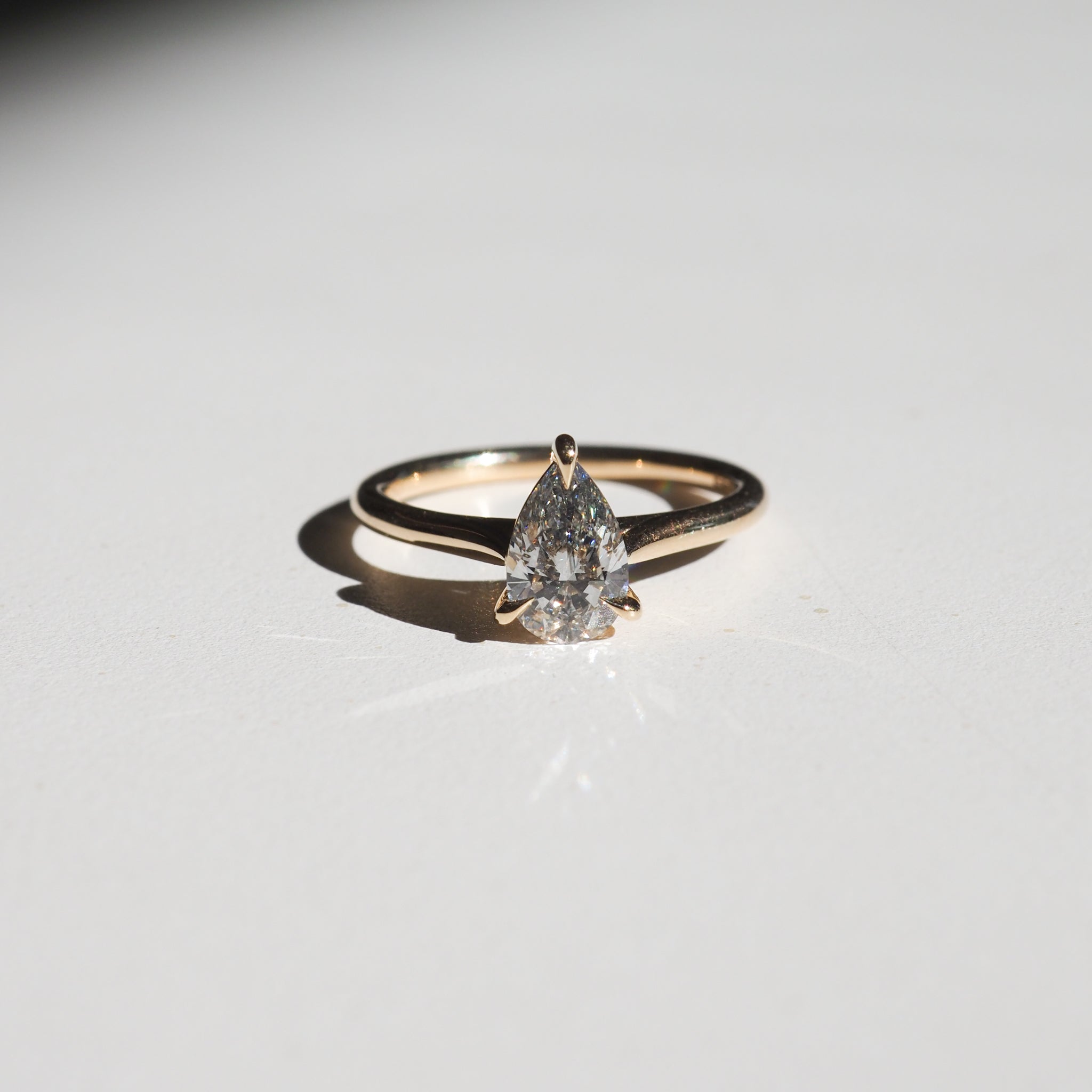 Lyla | 0.79ct Pear Lab-Grown Diamond Engagement Ring