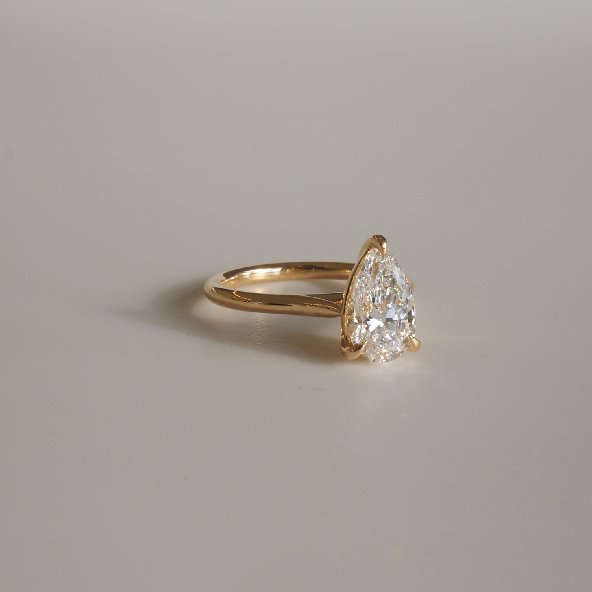 Lyla | 1.53ct Pear Lab-Grown Diamond Engagement Ring Ready to Wear
