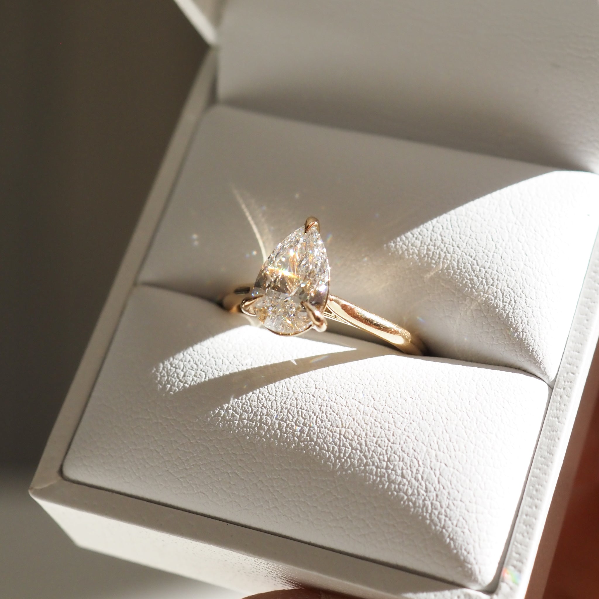 Lyla | Pear Lab-Grown Diamond Engagement Ring