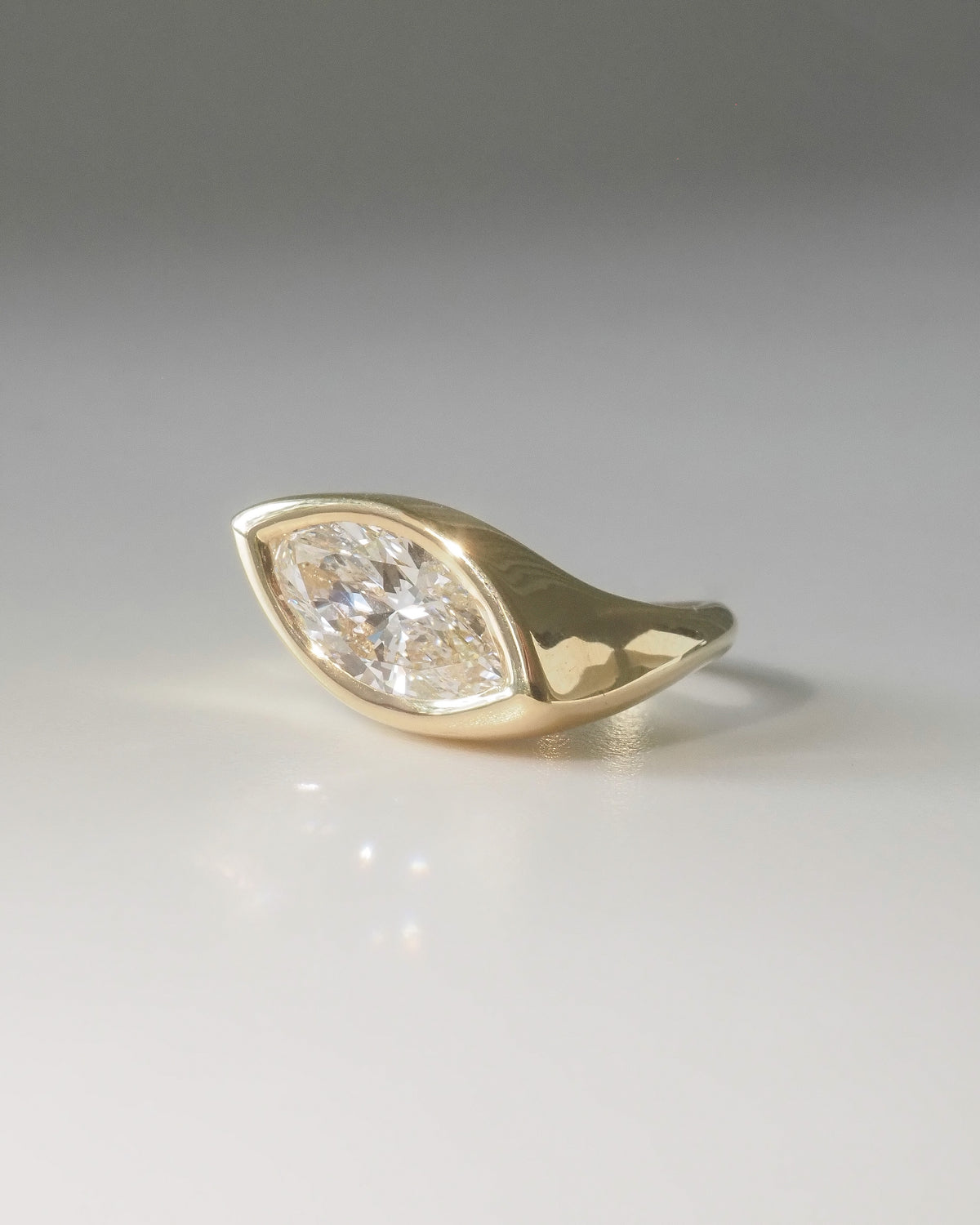 Marquise Riva Signet 2.1ct Marquise Lab-Grown Diamond Ring