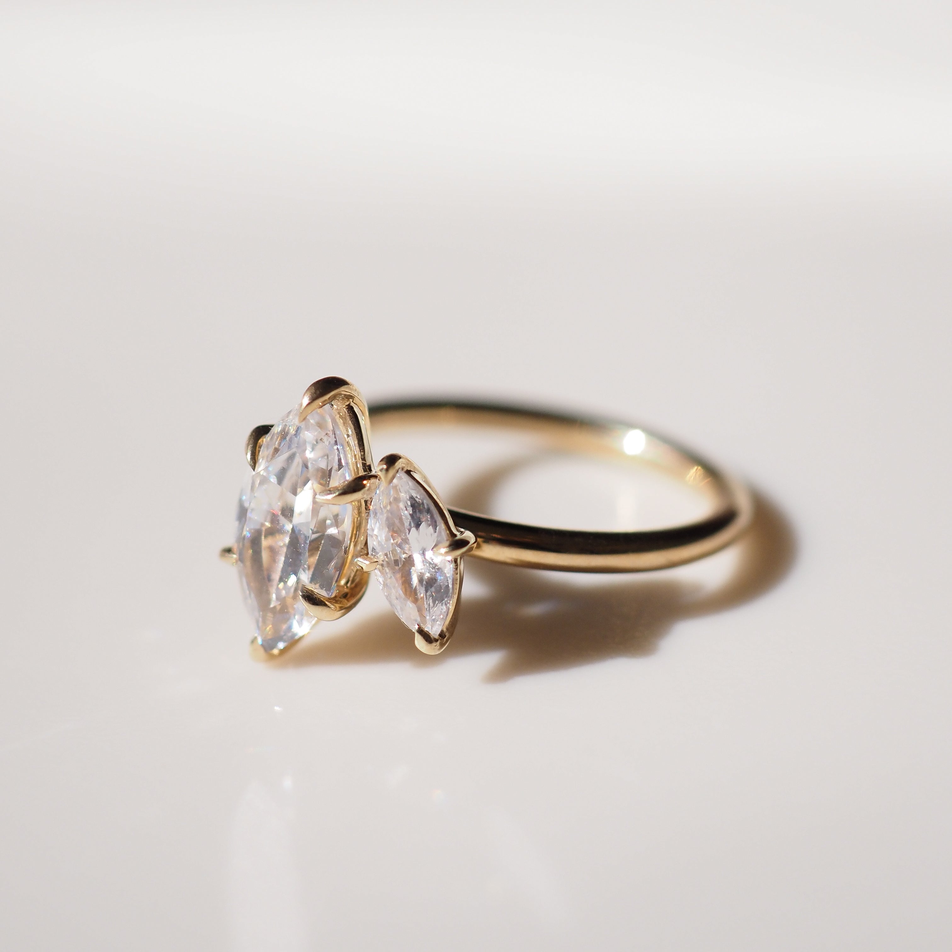 Marquise Duet Ring | 1.25ct Cubic Zirconia Proposal Ring