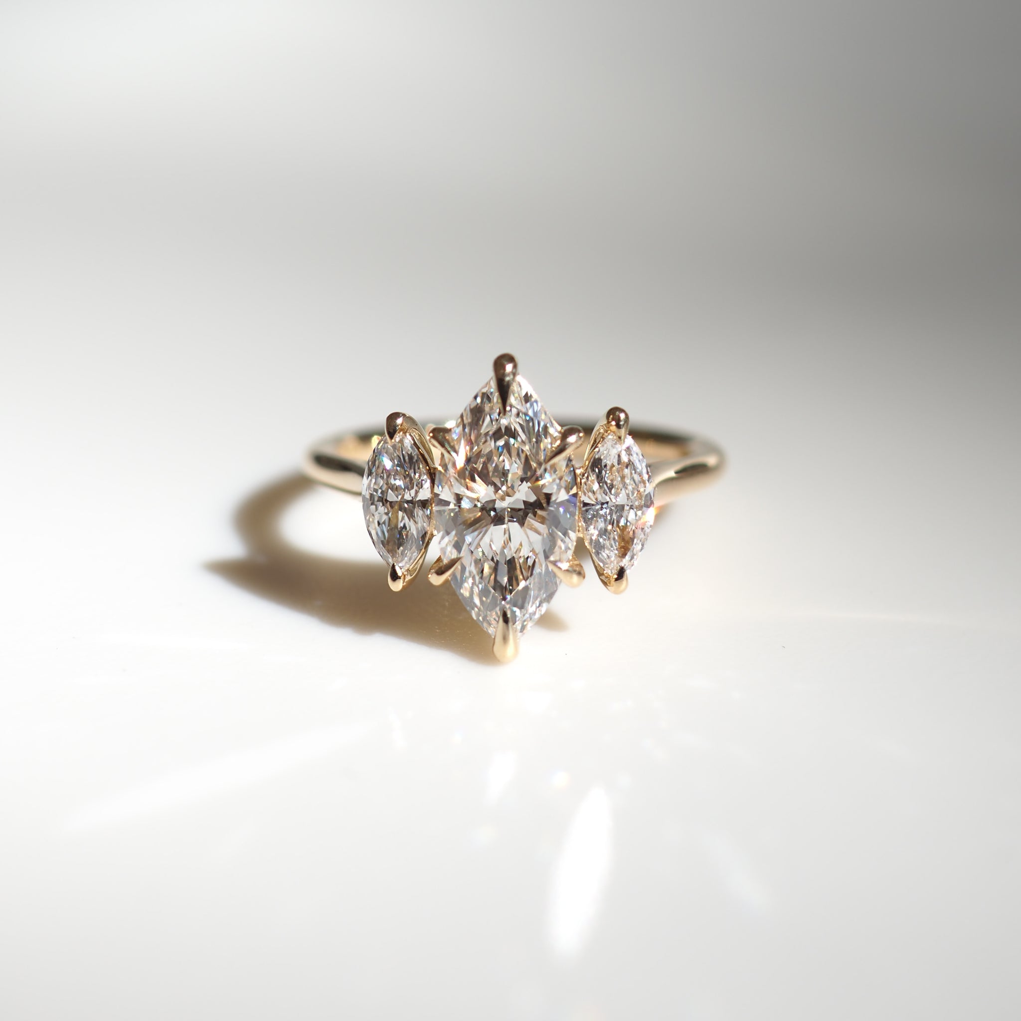 Maya | 1.54ct Marquise Lab-Grown Diamond Engagement Ring | Ready to Wear