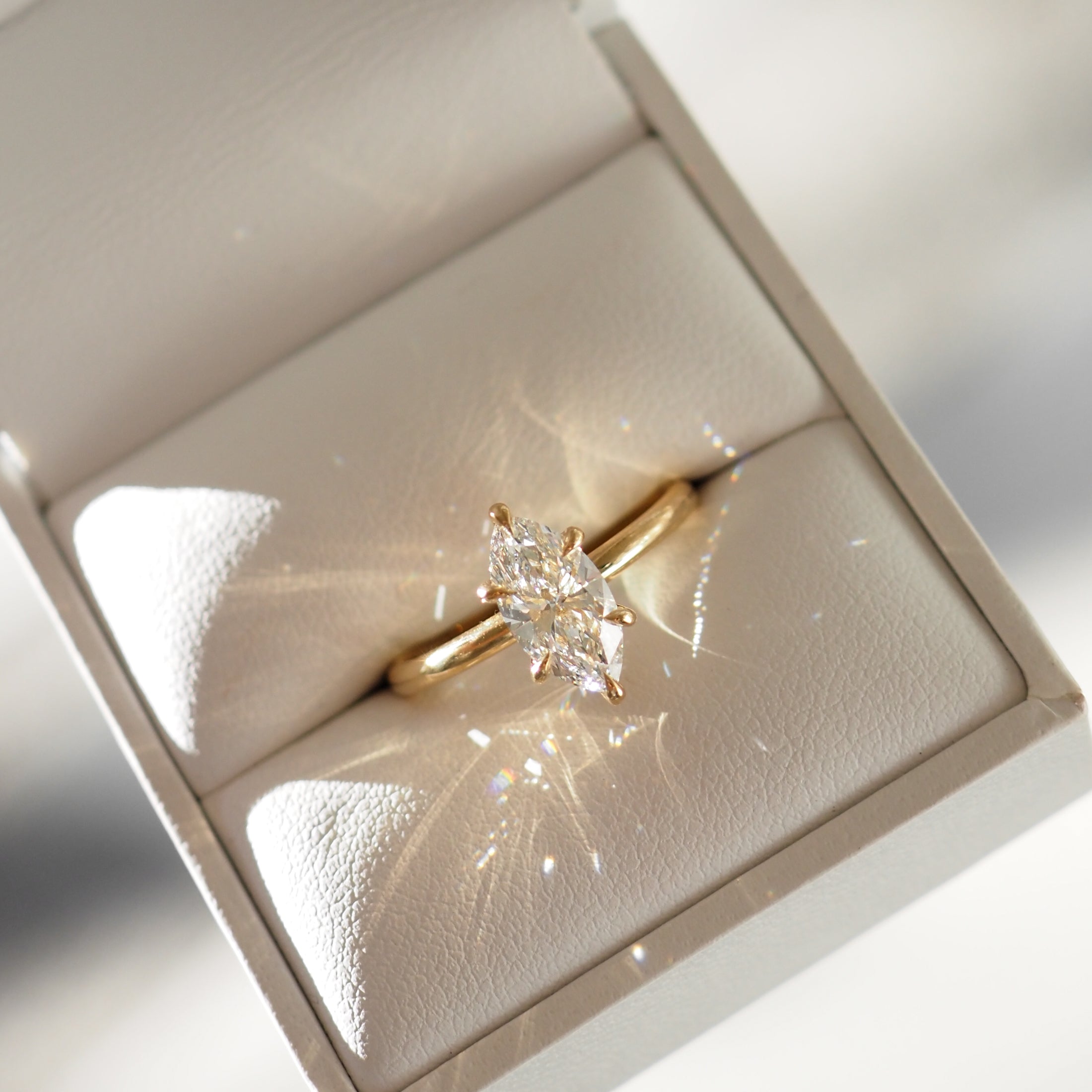 Mia | 1.25ct Marquise Solitaire Lab-Grown Diamond Engagement Ring