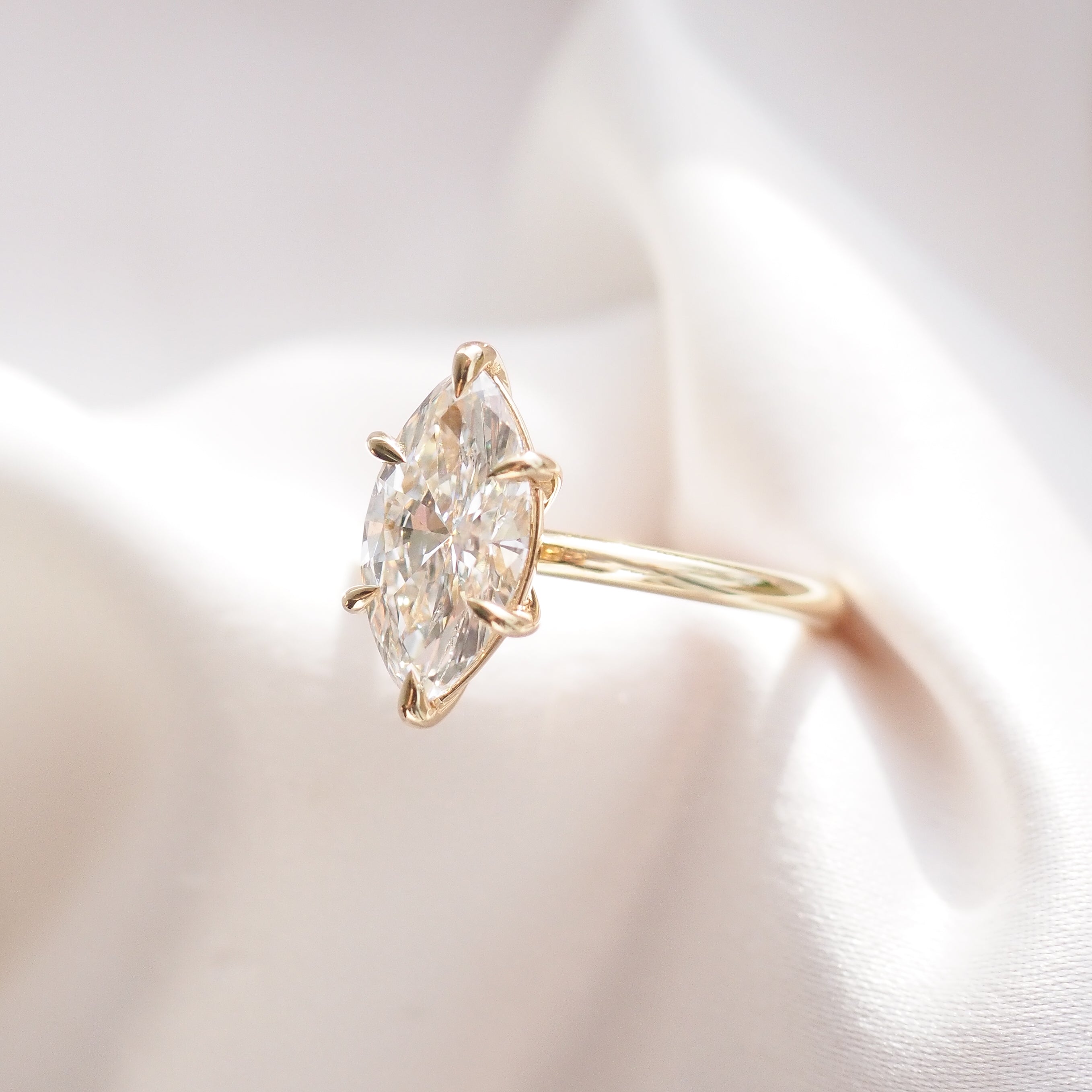 Mia | 2ct Marquise Lab-Grown Diamond Ring