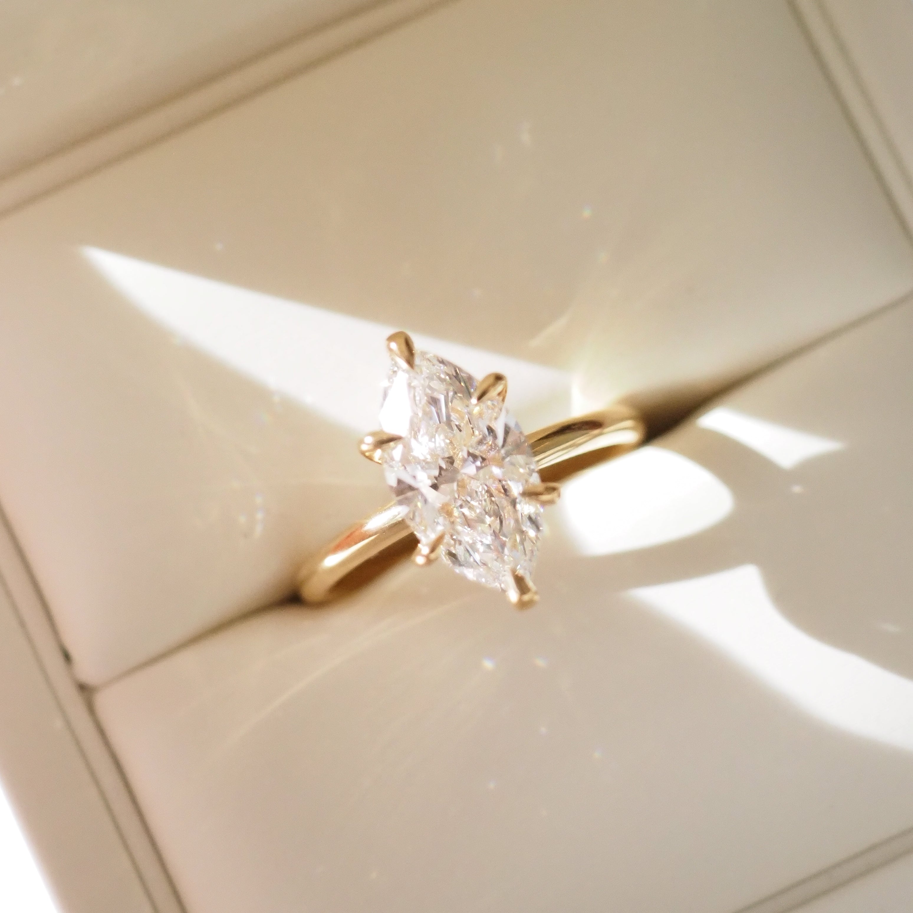 Mia | 2ct Marquise Lab-Grown Diamond Ring