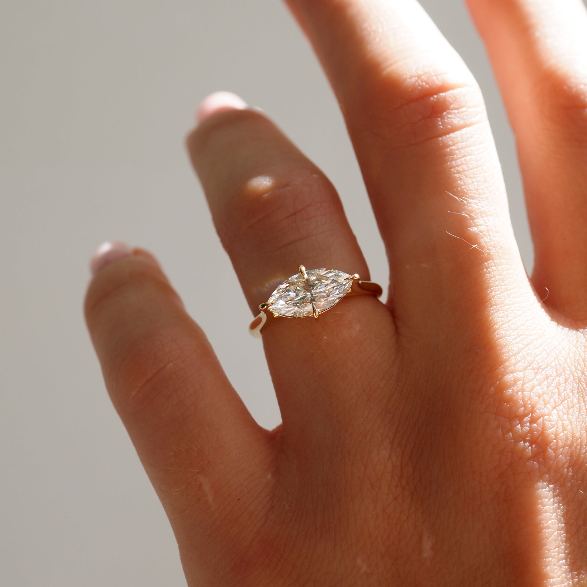 Micah | 1.62ct Marquise Lab-Grown Diamond Engagement Ring