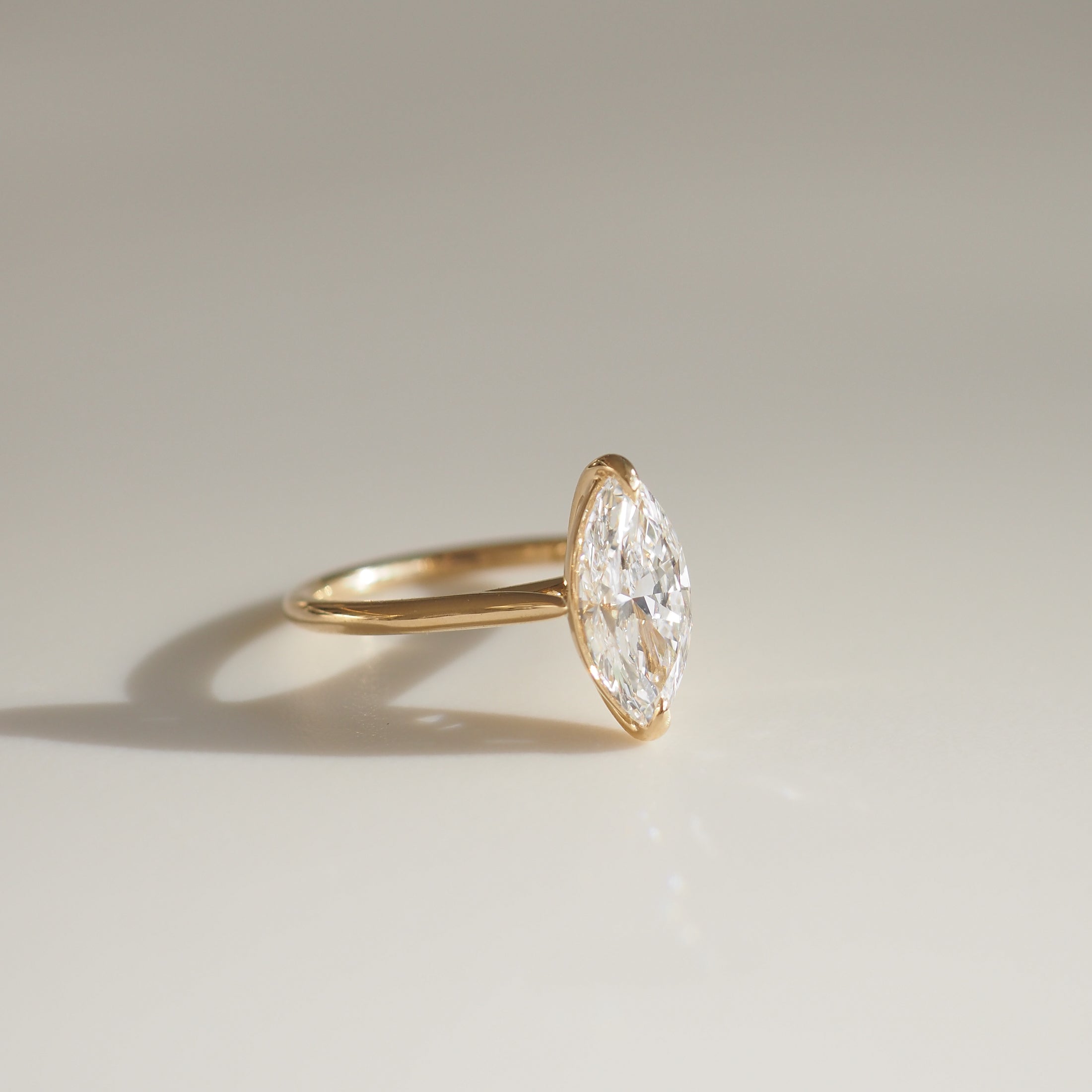 Mya | 2ct Marquise Solitaire Lab-Grown Diamond Engagement Ring