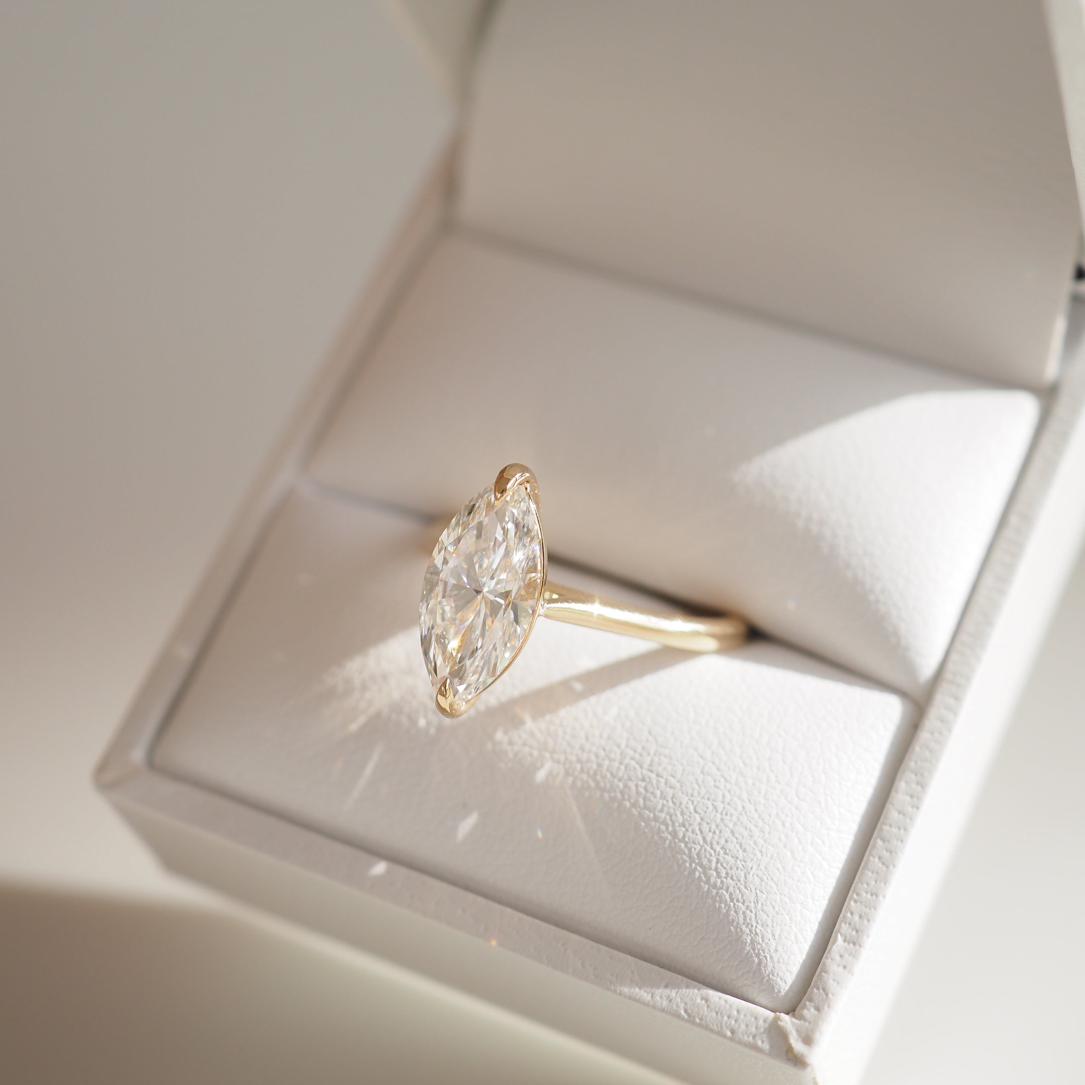 Mya | 2ct Marquise Solitaire Lab-Grown Diamond Engagement Ring