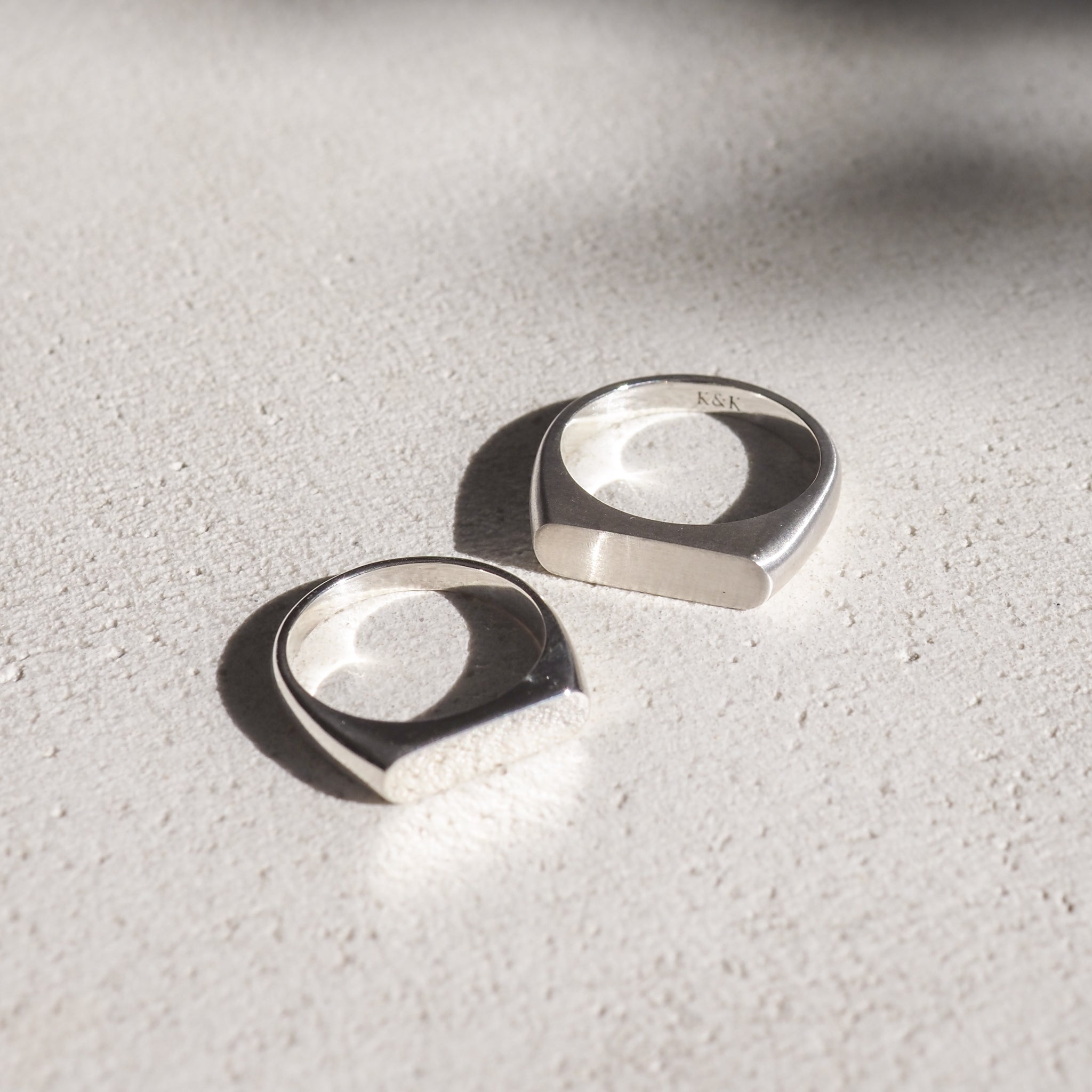 Archive — Brushed Narrow Signet | Silver