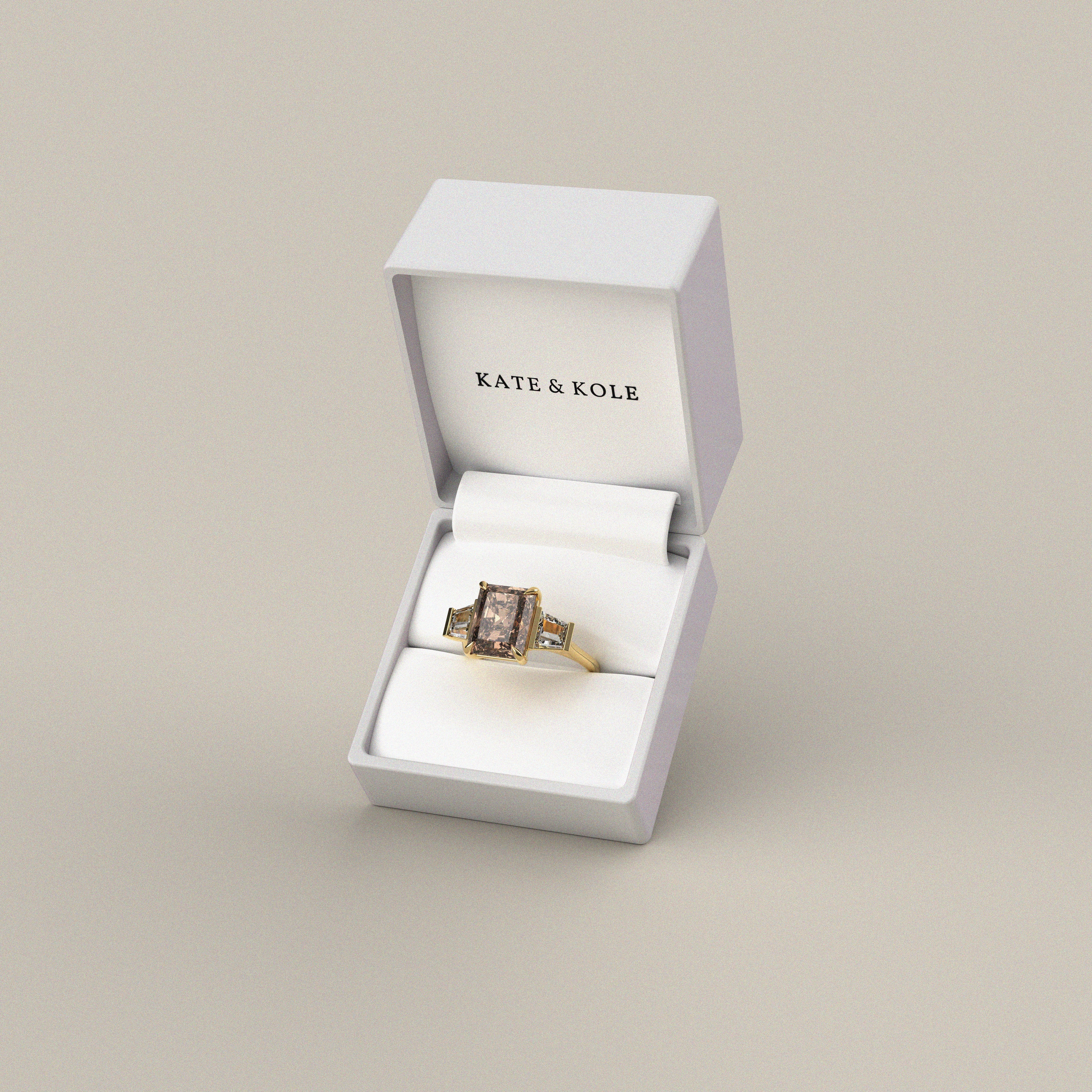 Feature Diamond | 4.56ct Champagne Radiant Cut