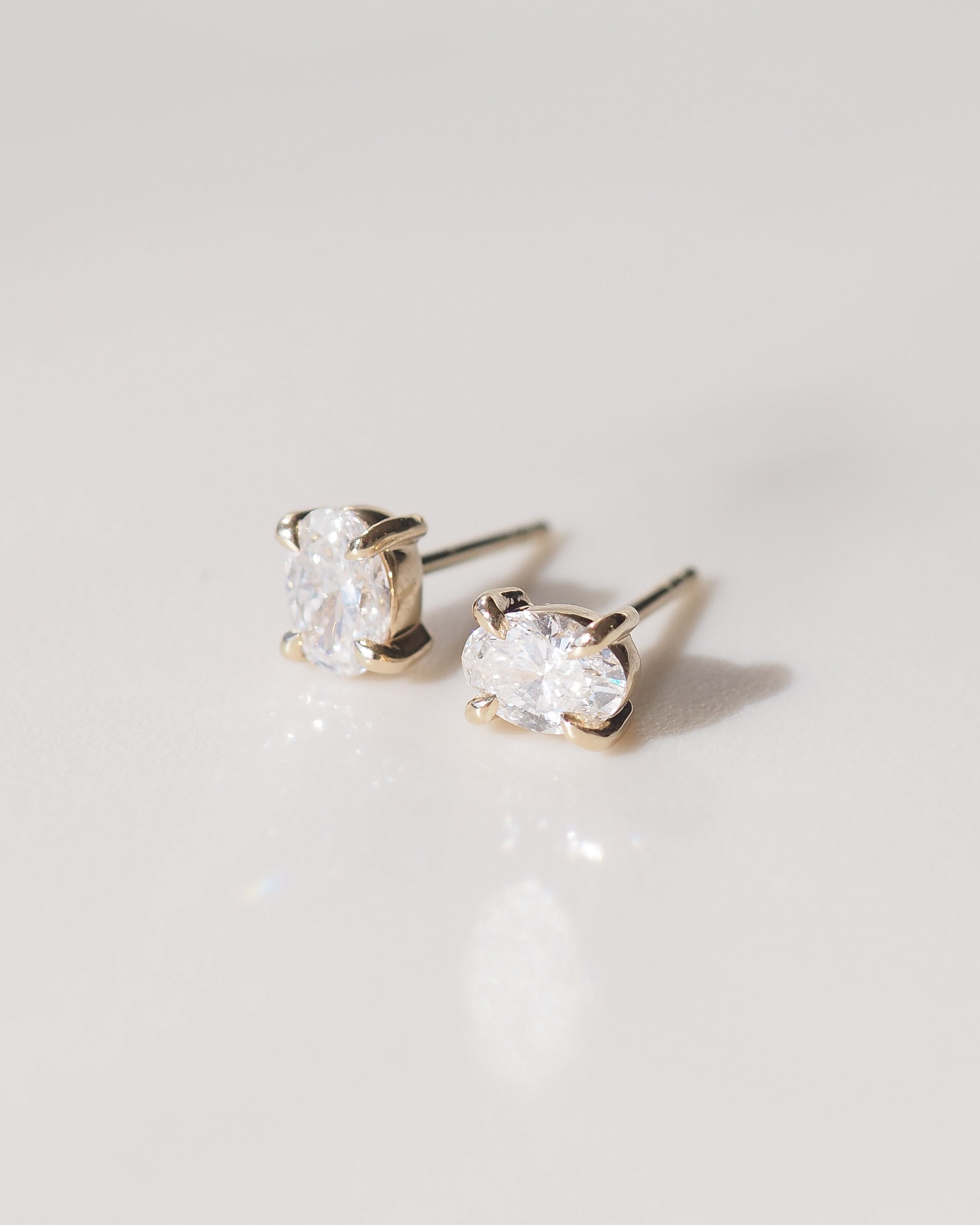 Oval Studs | 0.64ct Oval Lab-Grown Diamond Earrings