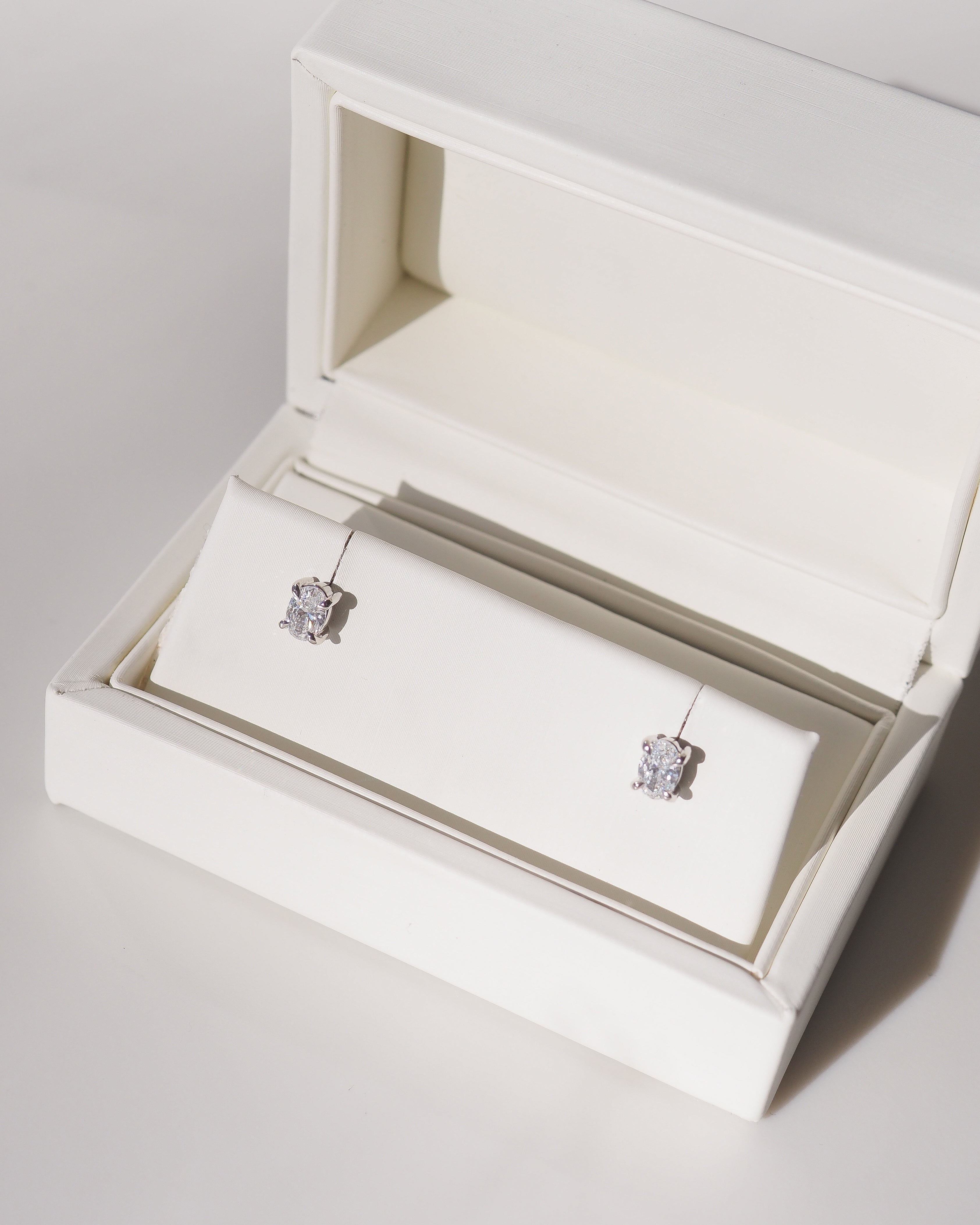 Oval Studs | Archive 0.64ct Earrings