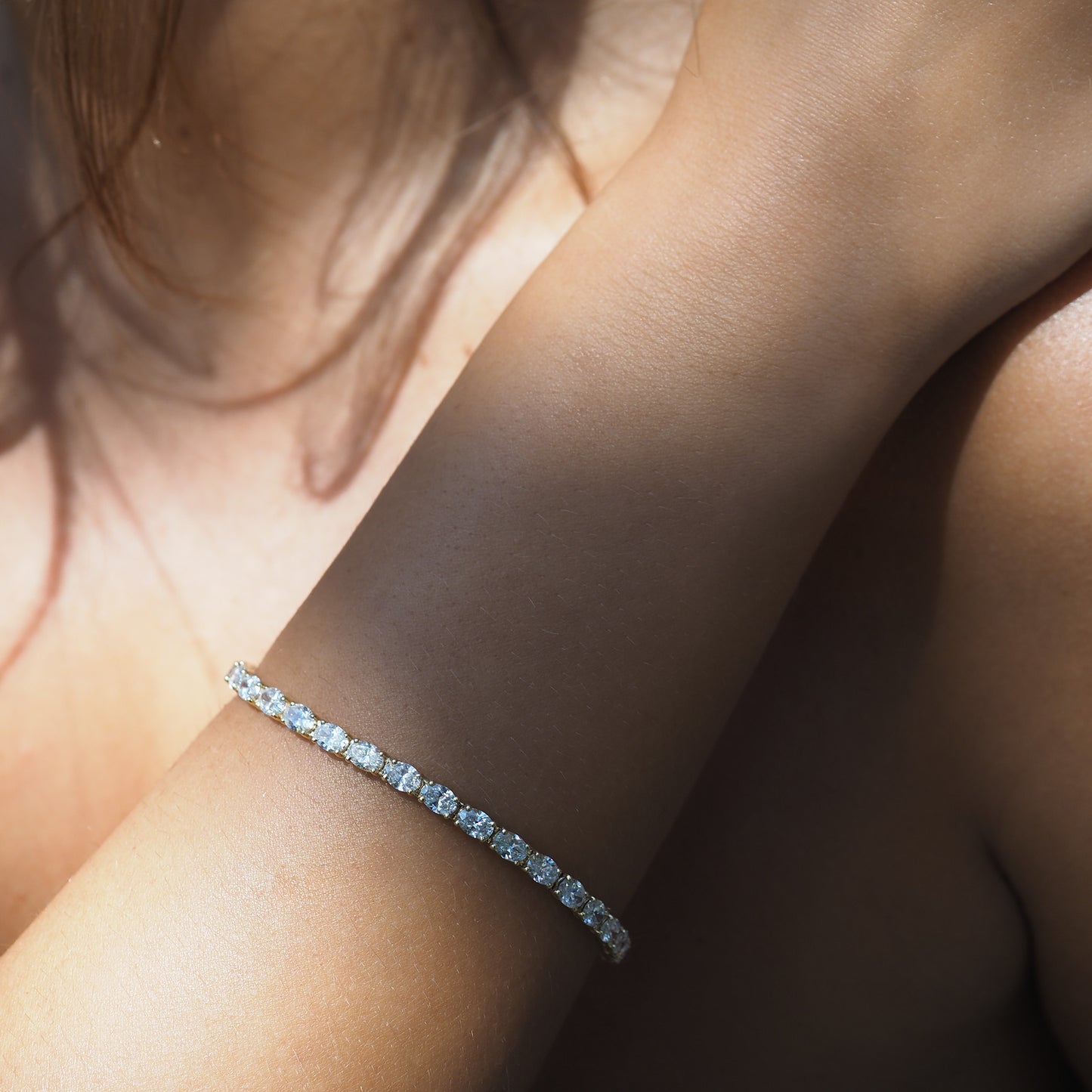 Effortlessly timeless Tennis Bracelet, featuring up to 100 expertly set Lab-Grown Diamonds offering infinite sparkle.