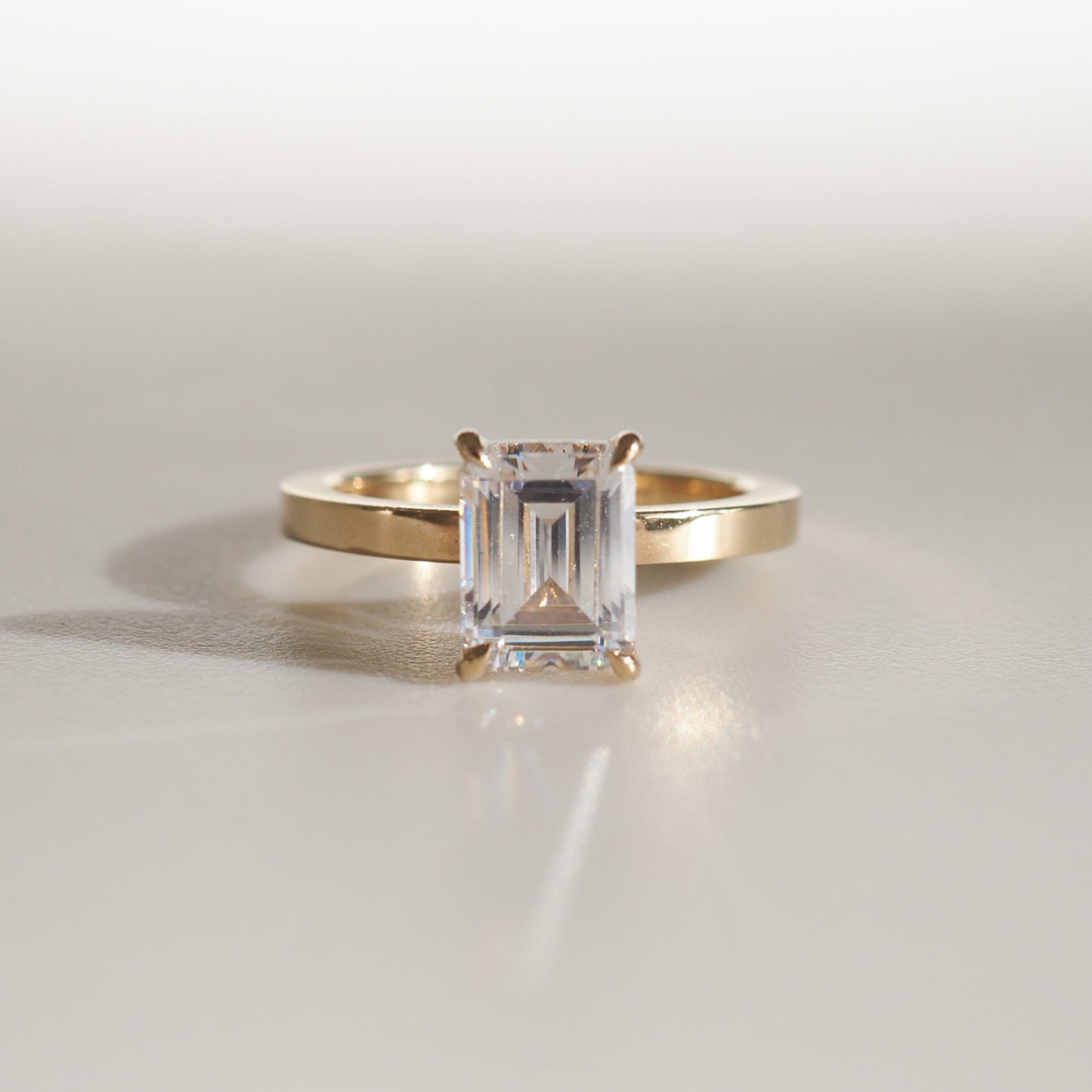 Eva Ring Cubic Zirconia Proposal Ring - Main Image