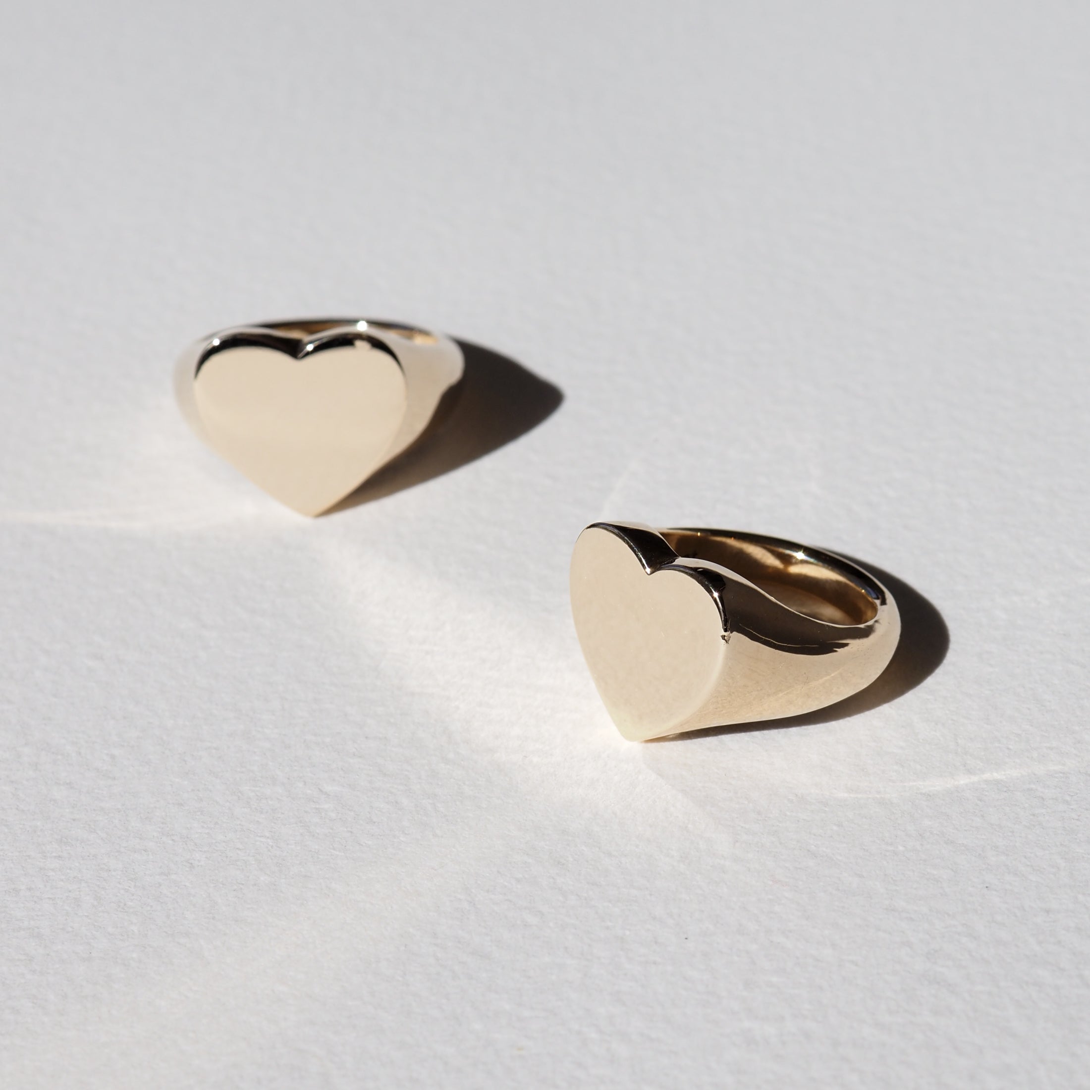 Heart Signet | Archive Solid Signet Ring