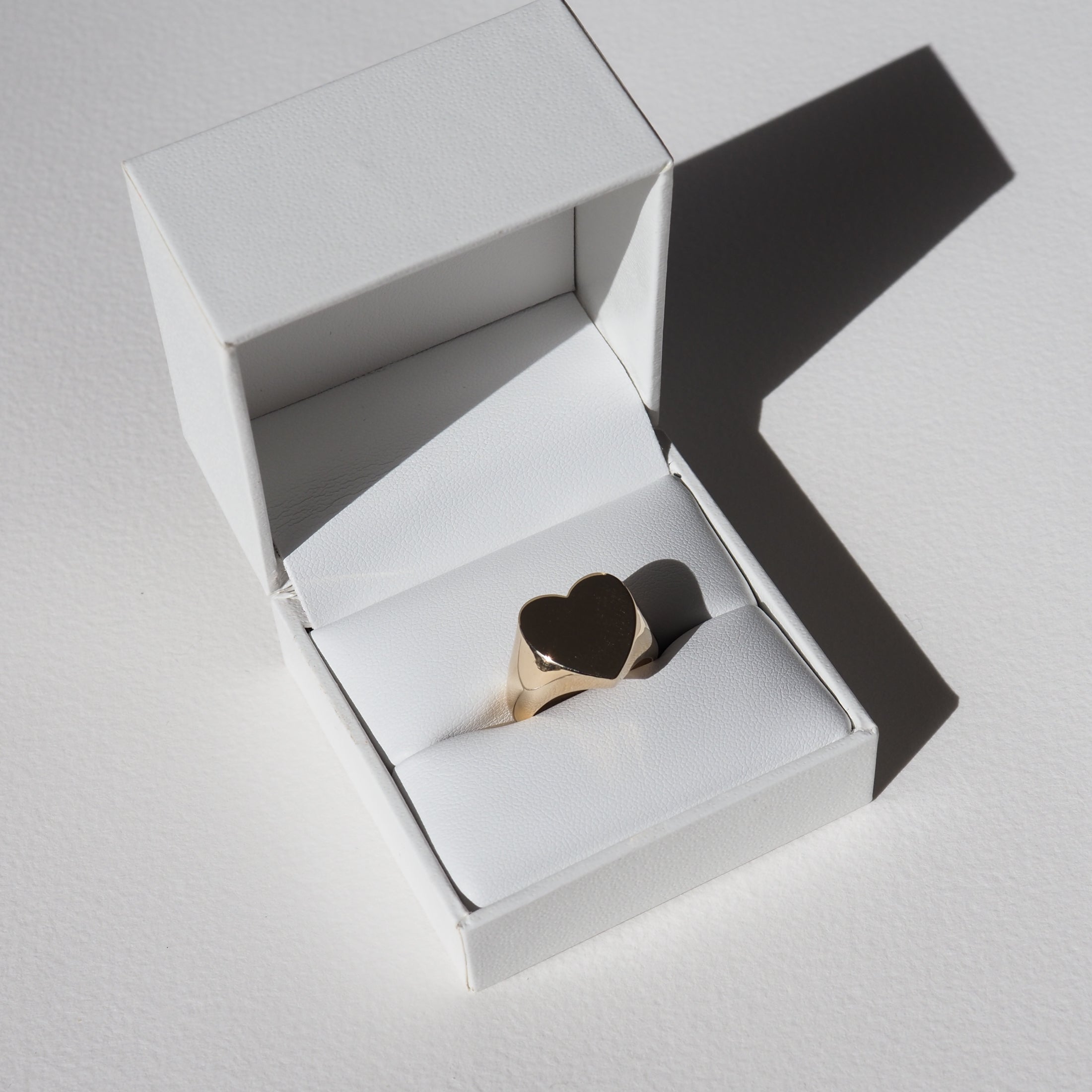 Heart Signet | Archive Solid Signet Ring