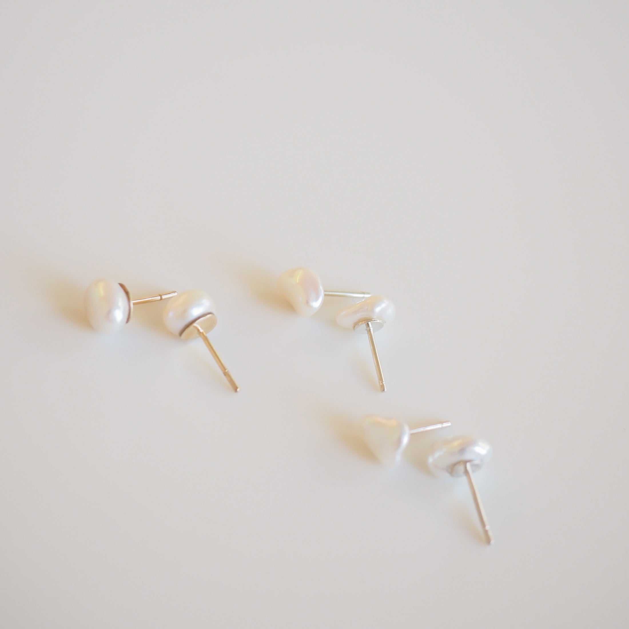 Pearl Studs | Archive Organic Pearl Earrings
