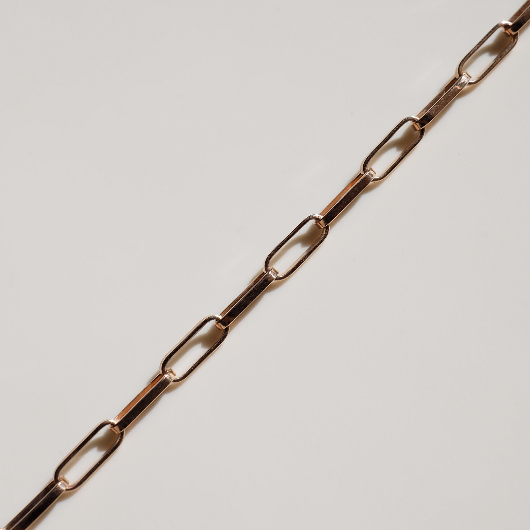 Paper Link Necklace Archive Gold Filled Necklace