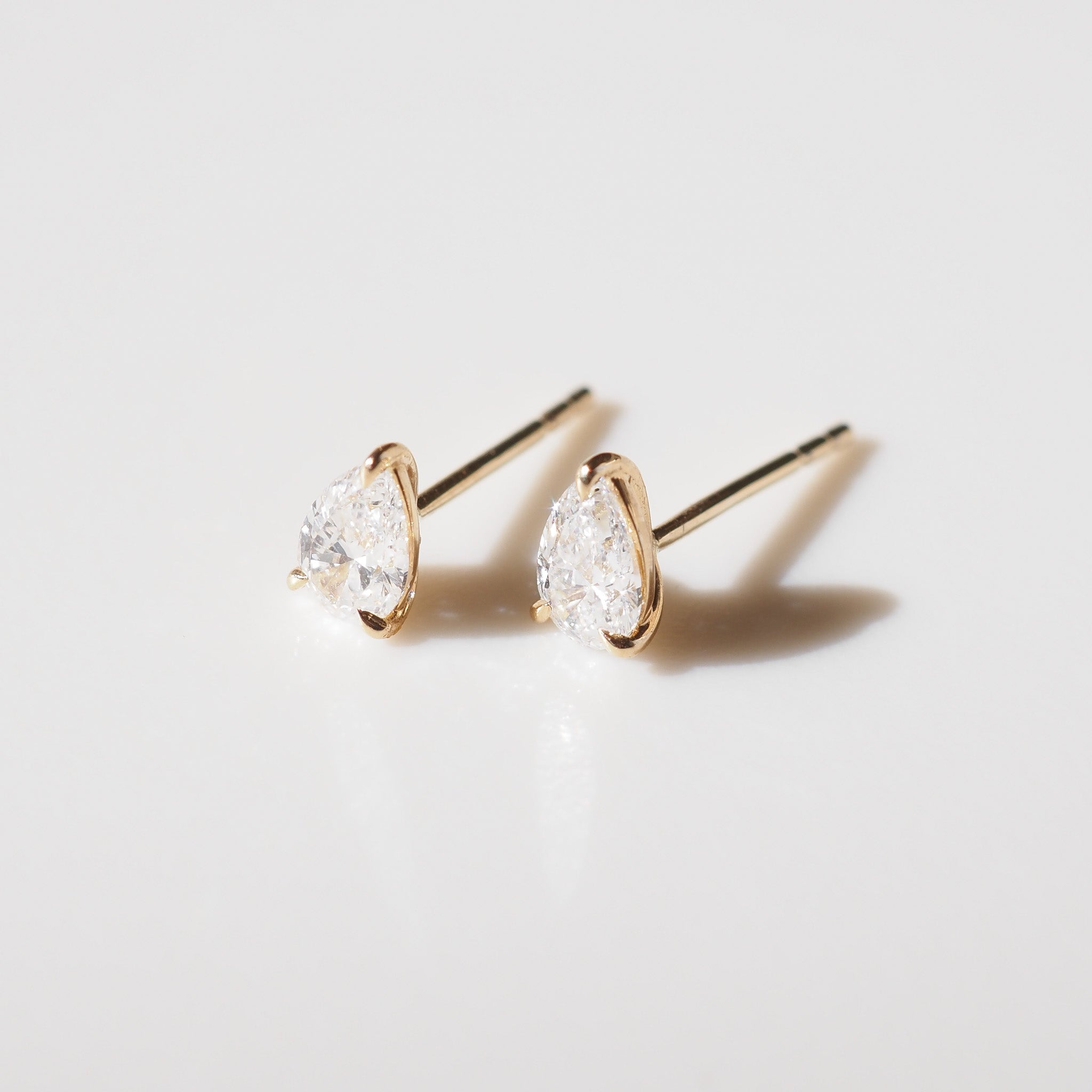 Lyla Studs | 0.5ct Pear Lab-Grown Diamond Earrings