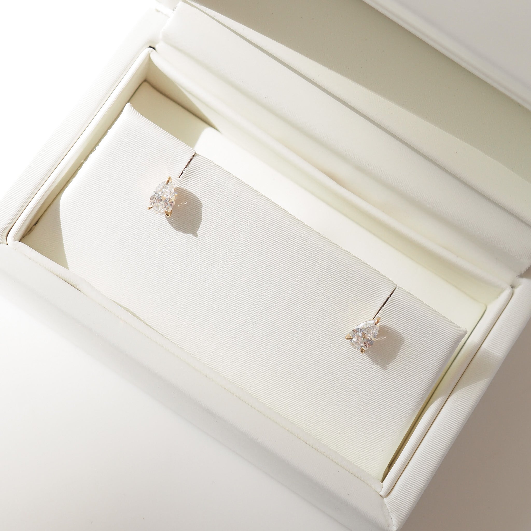Lyla Studs | 0.5ct Pear Lab-Grown Diamond Earrings