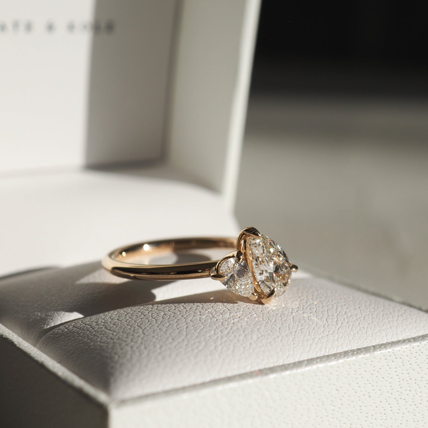Duet  Pear Lab-Grown Diamond Engagement Ring – Kate & Kole