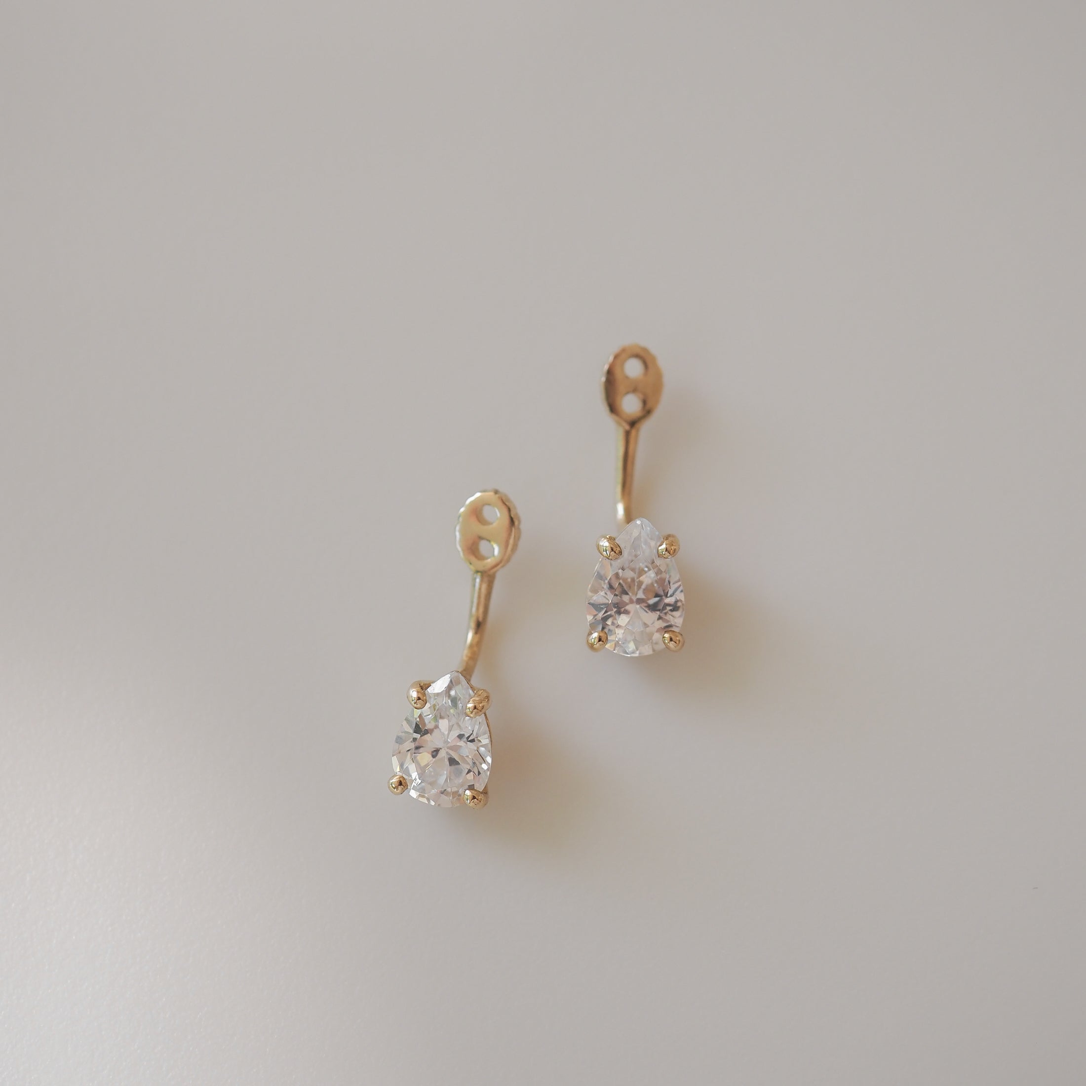 Pear Jackets | Archive Cubic Zirconia Earring Jackets